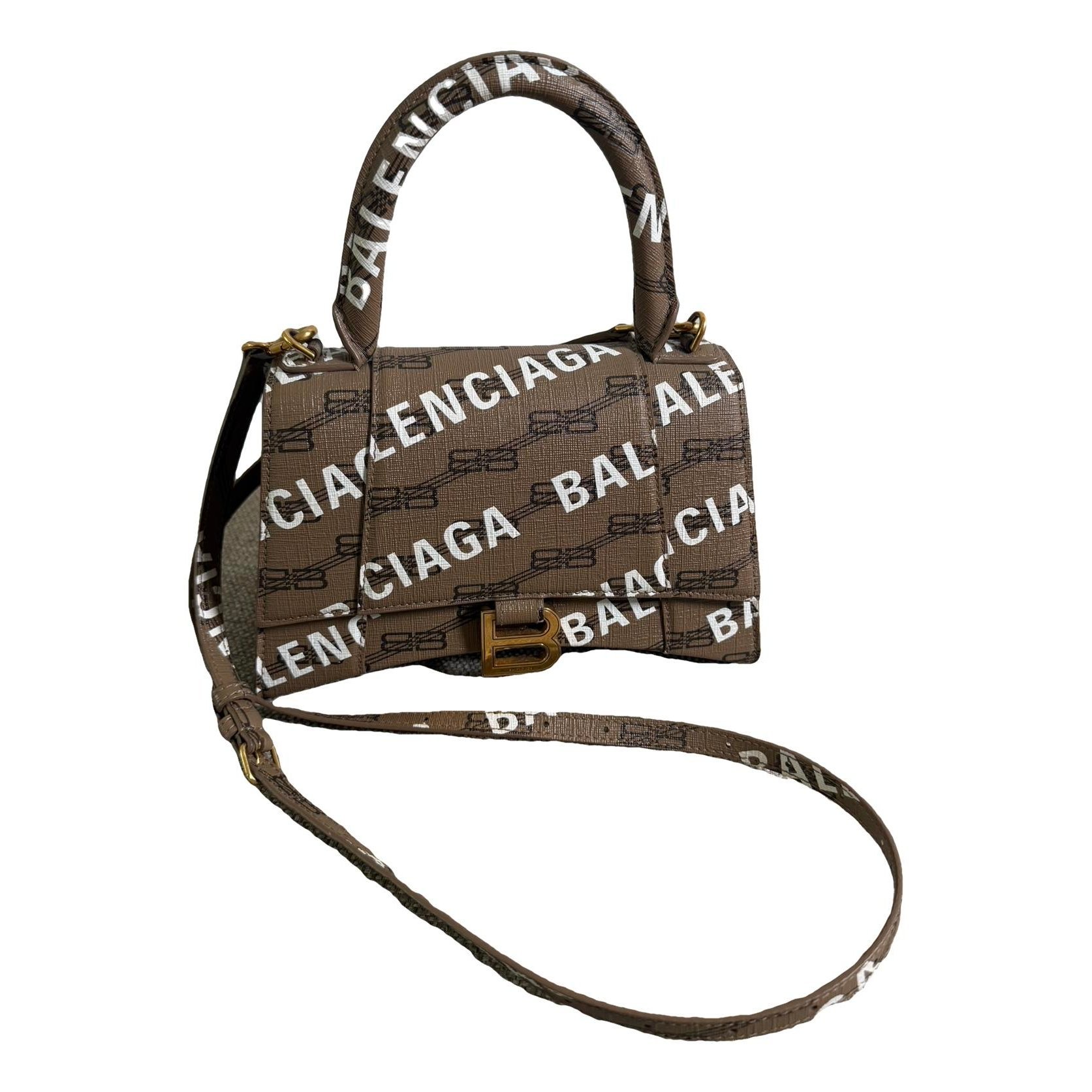 Hourglass cloth handbag