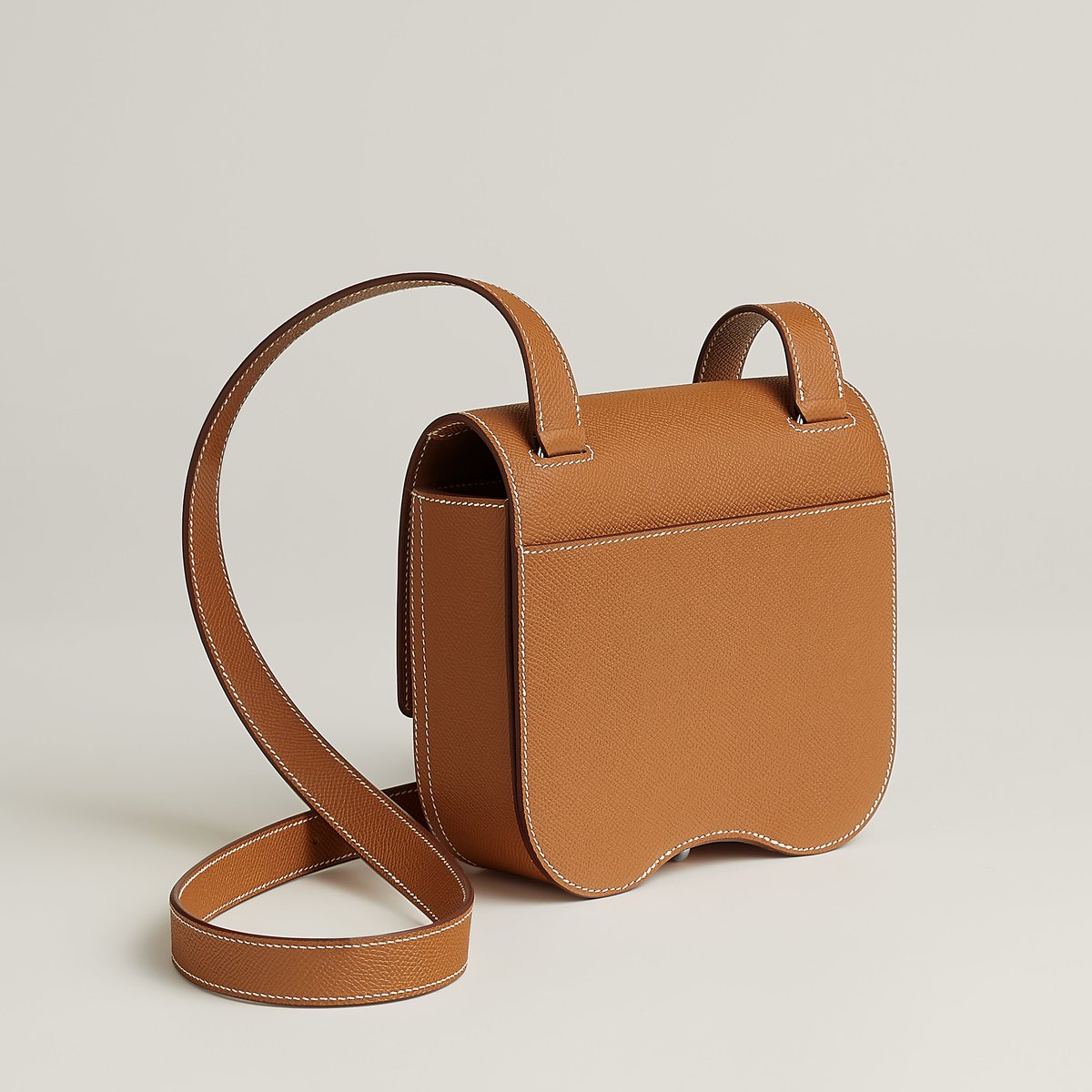 Gold Bolso Hermès Della Cavalleria Mini II