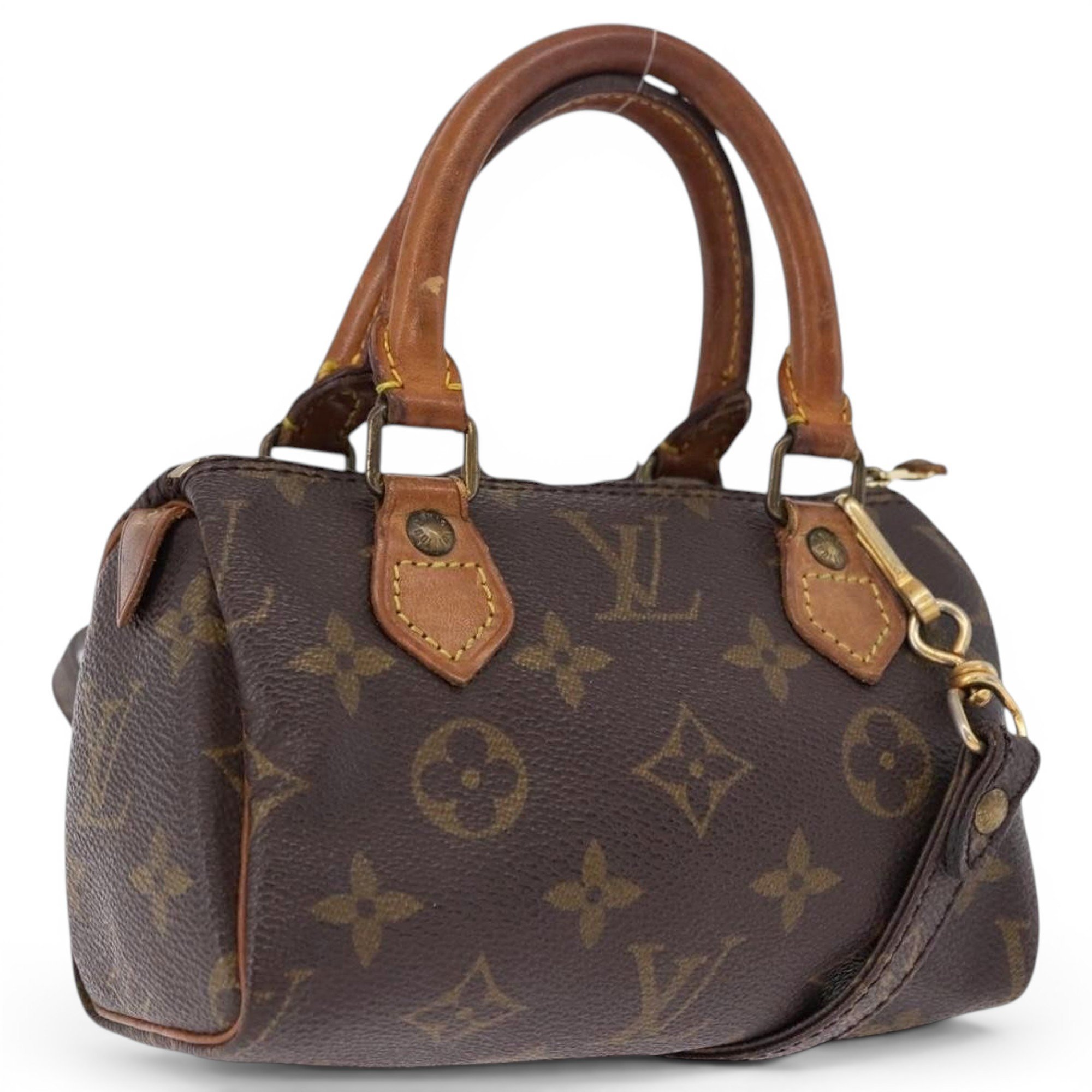 Speedy leather mini bag