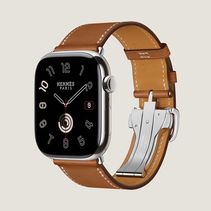フォーヴ Apple Watch Hermès シンプルトゥール ディプロイアントバックル 46 MM