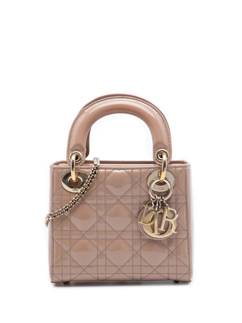 2022 Mini Patent Cannage Lady Dior satchel