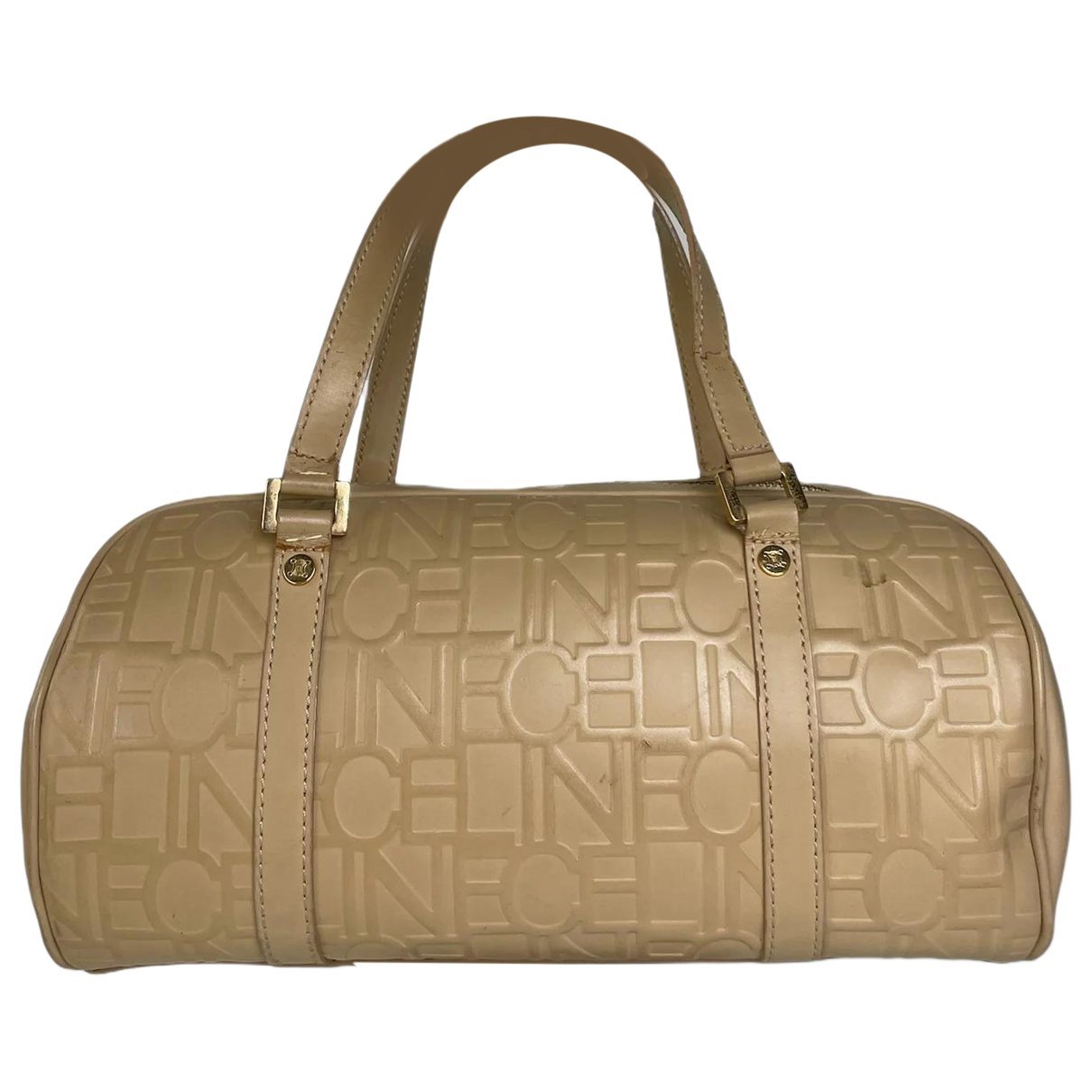 Classic leather bowling bag