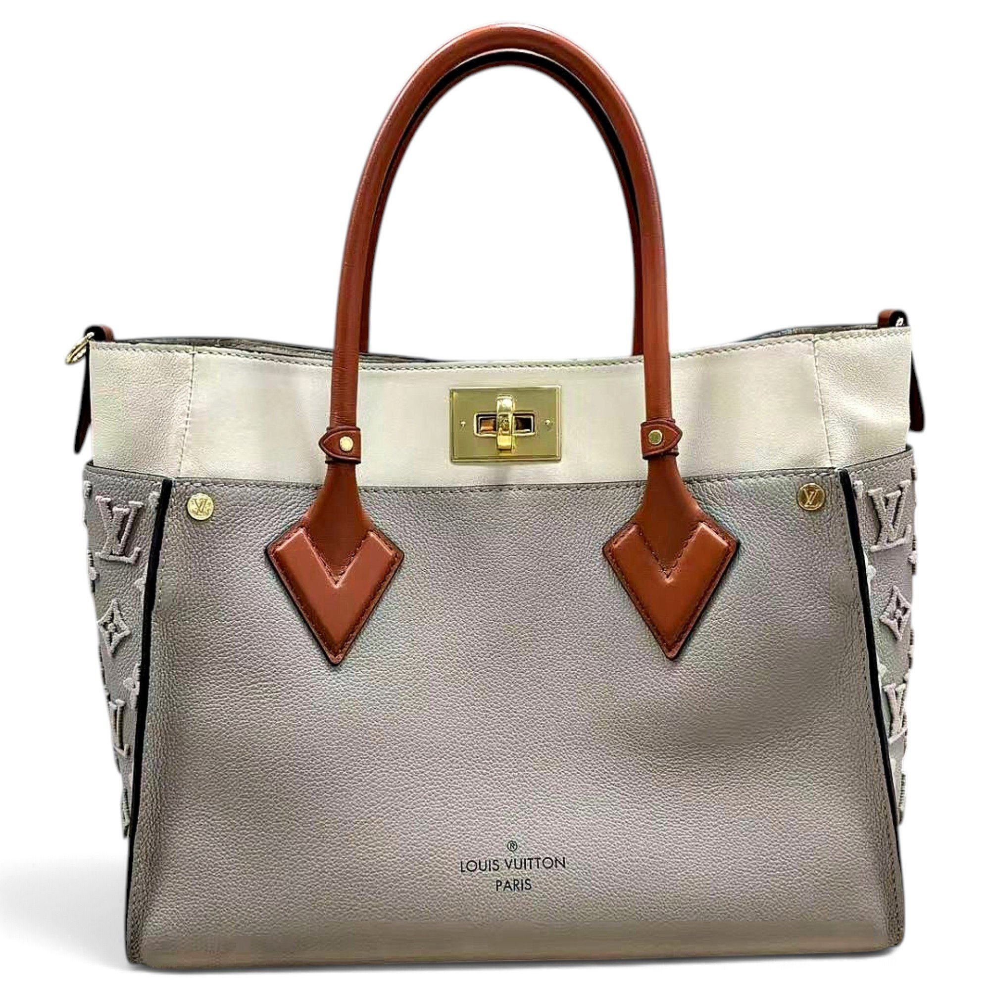 On My Side leather handbag