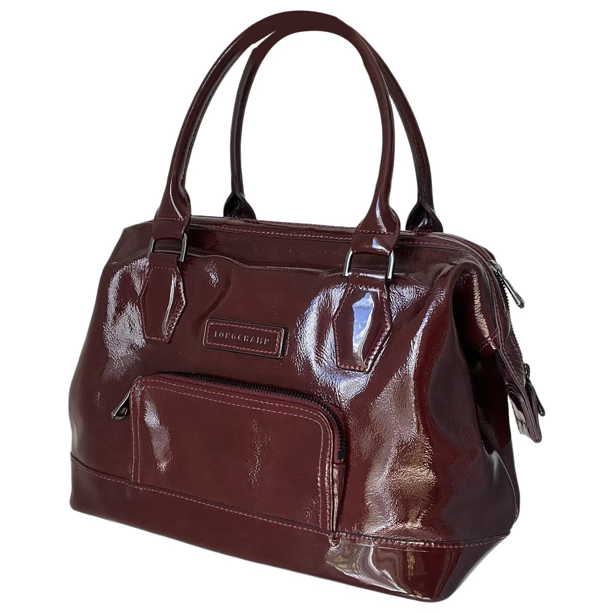 Heritage patent leather handbag