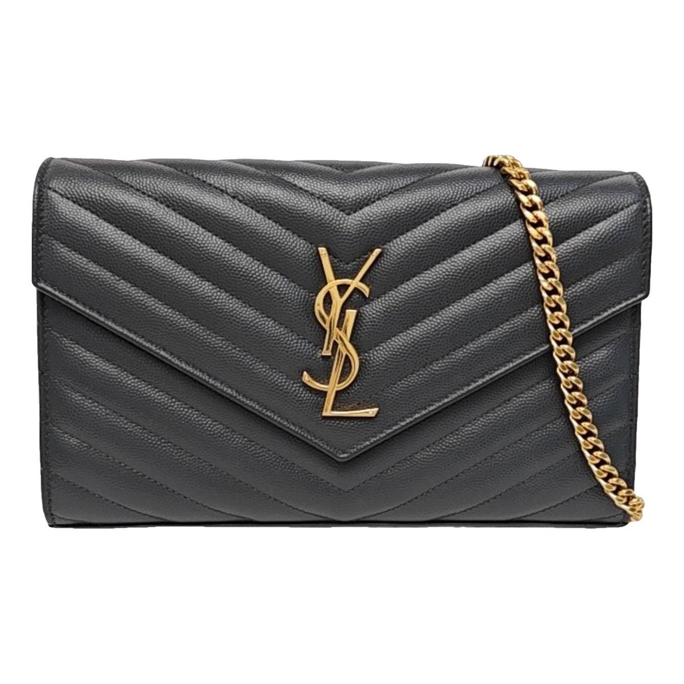 Baby monogramme leather handbag