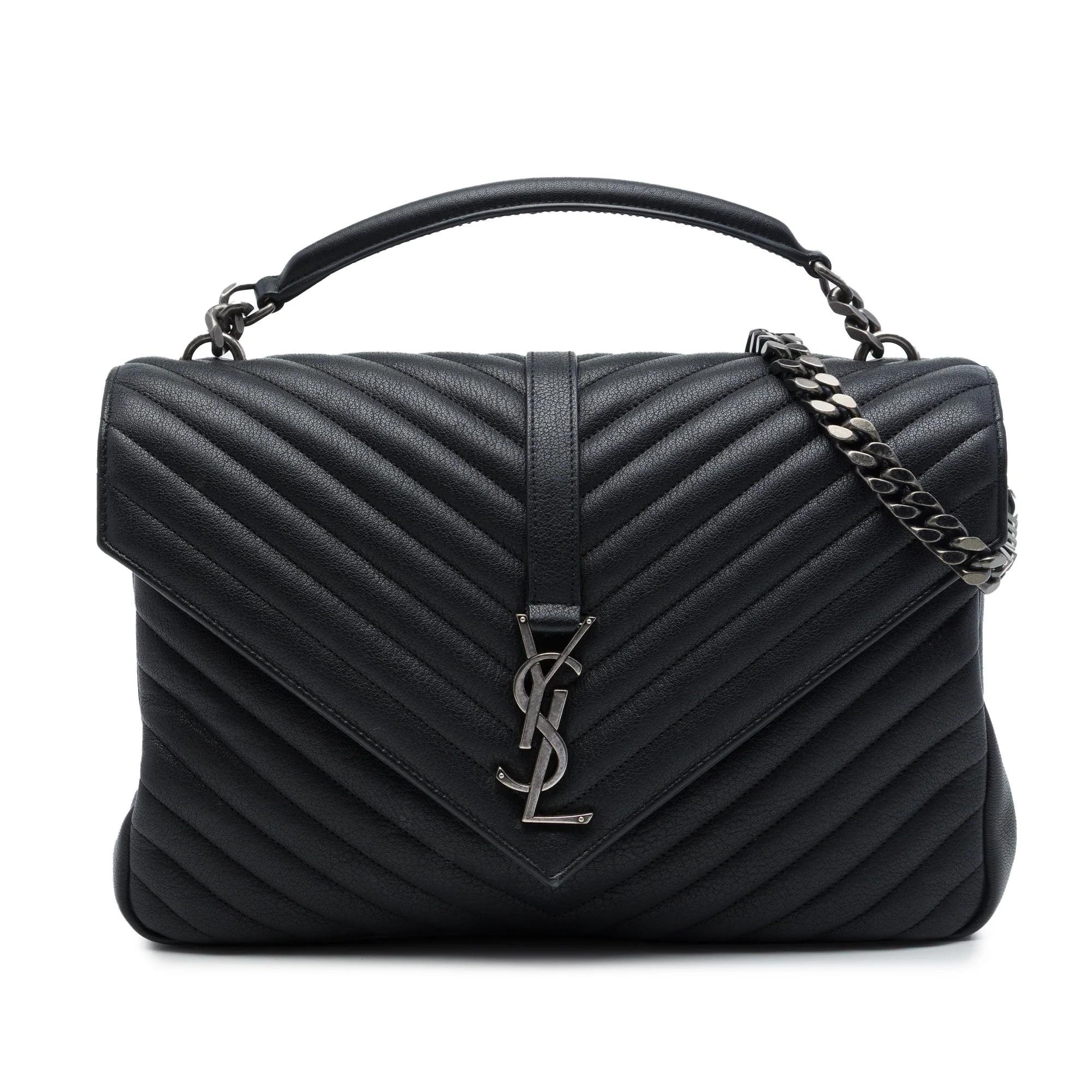 Collége monogramme leather handbag