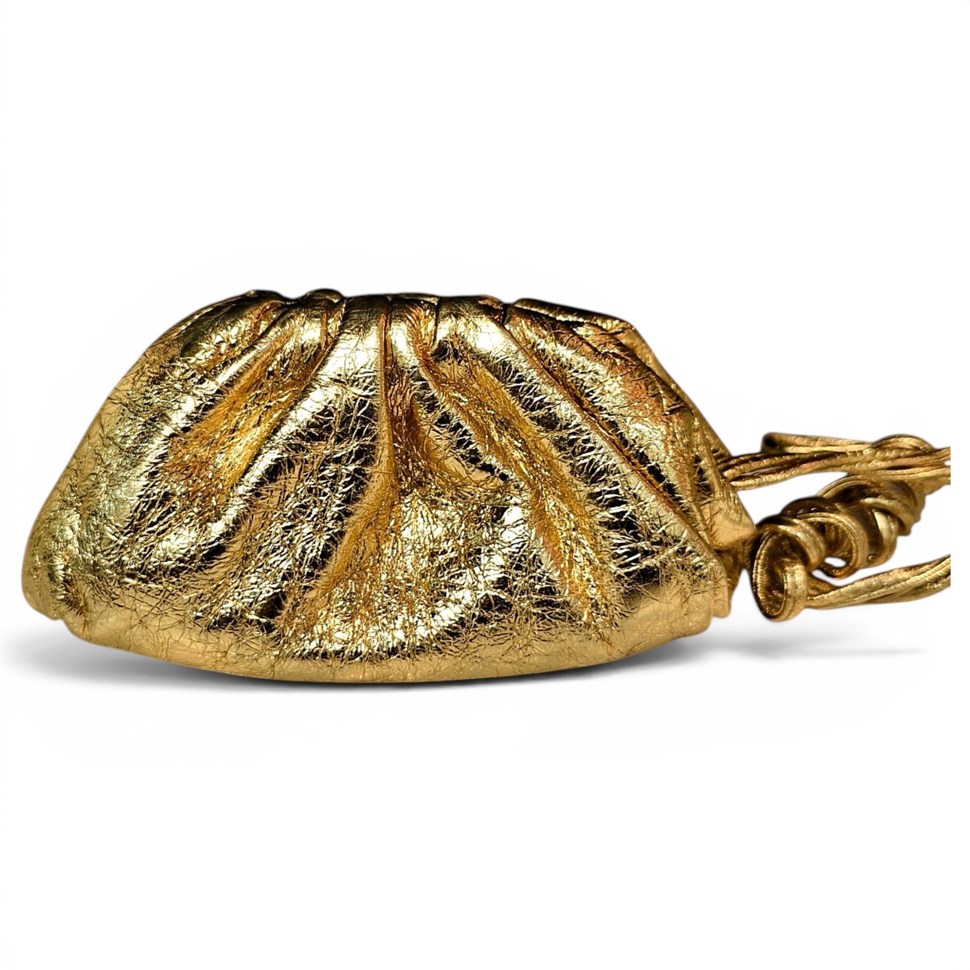 Pochette Knot leather clutch bag