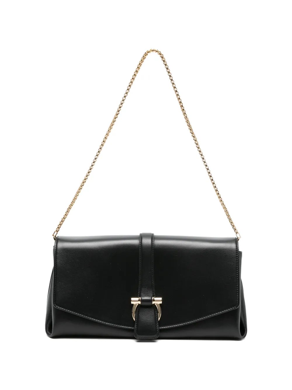 Gancini front-flap shoulder bag