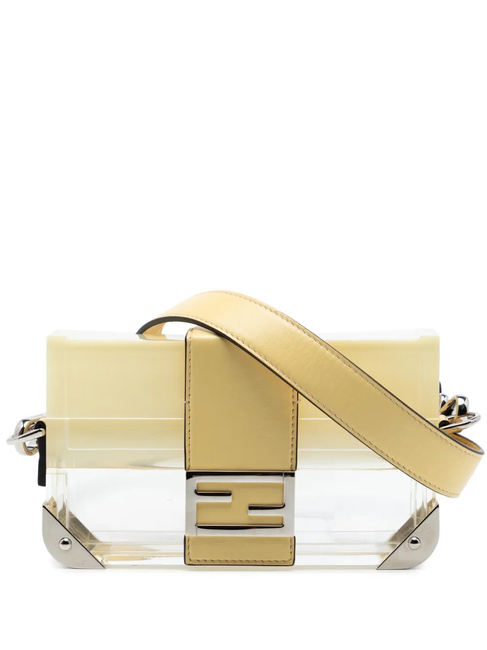 2010 Mini Acrylic Vitello Trunk Baguette crossbody bag