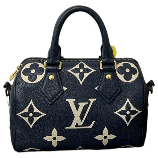 Nano Speedy / Mini HL leather handbag