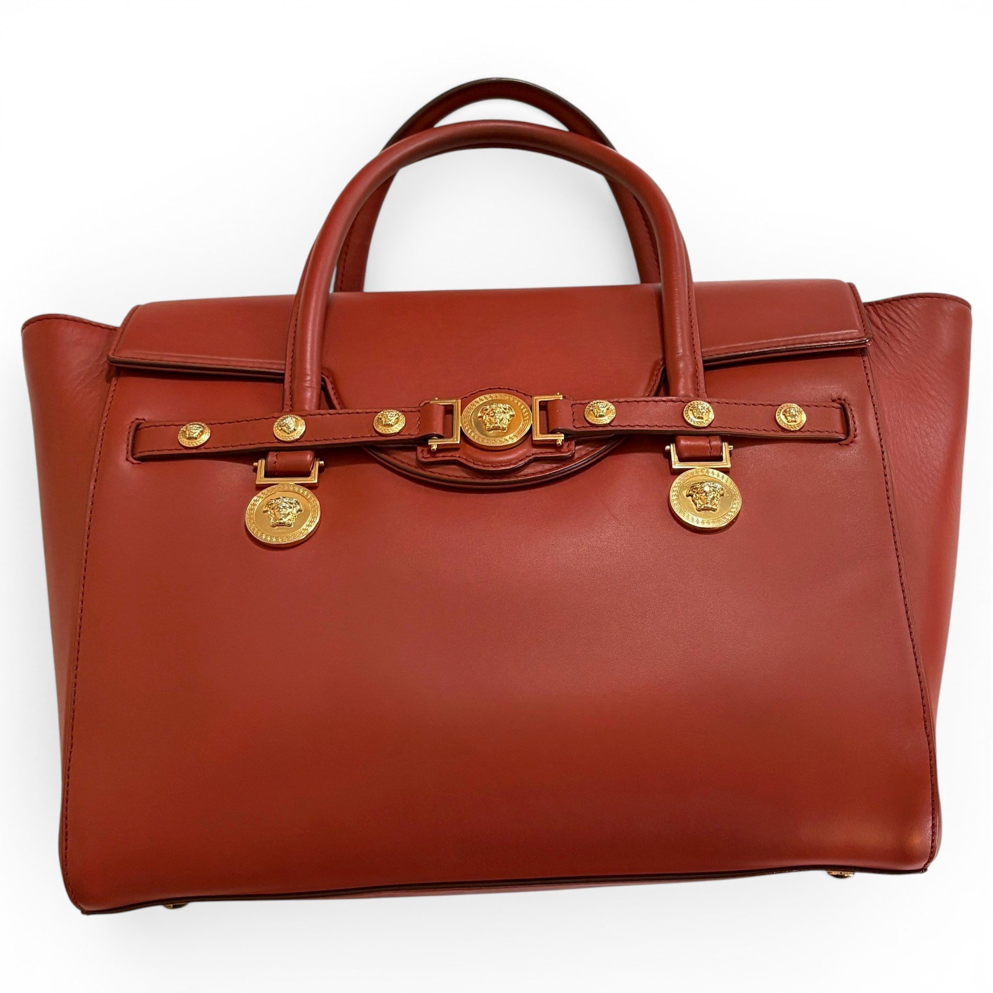 Palazzo Empire leather handbag