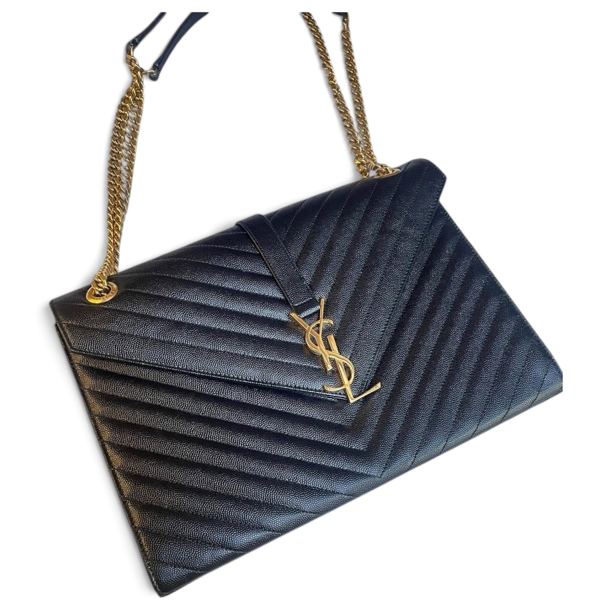 Shopping monogramme leather handbag