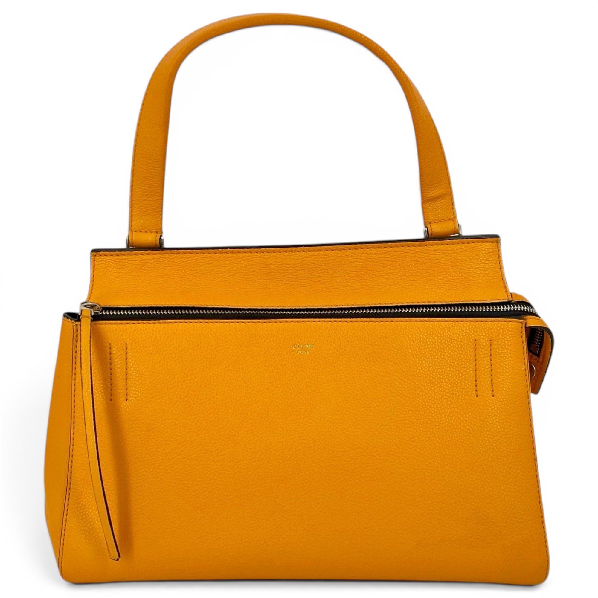 Edge leather handbag