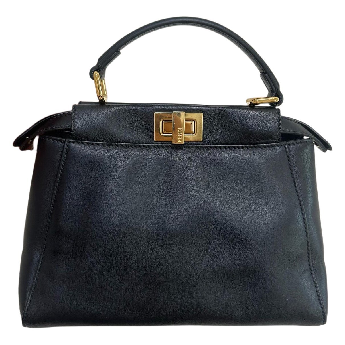 Fendi Peekaboo leather handbag