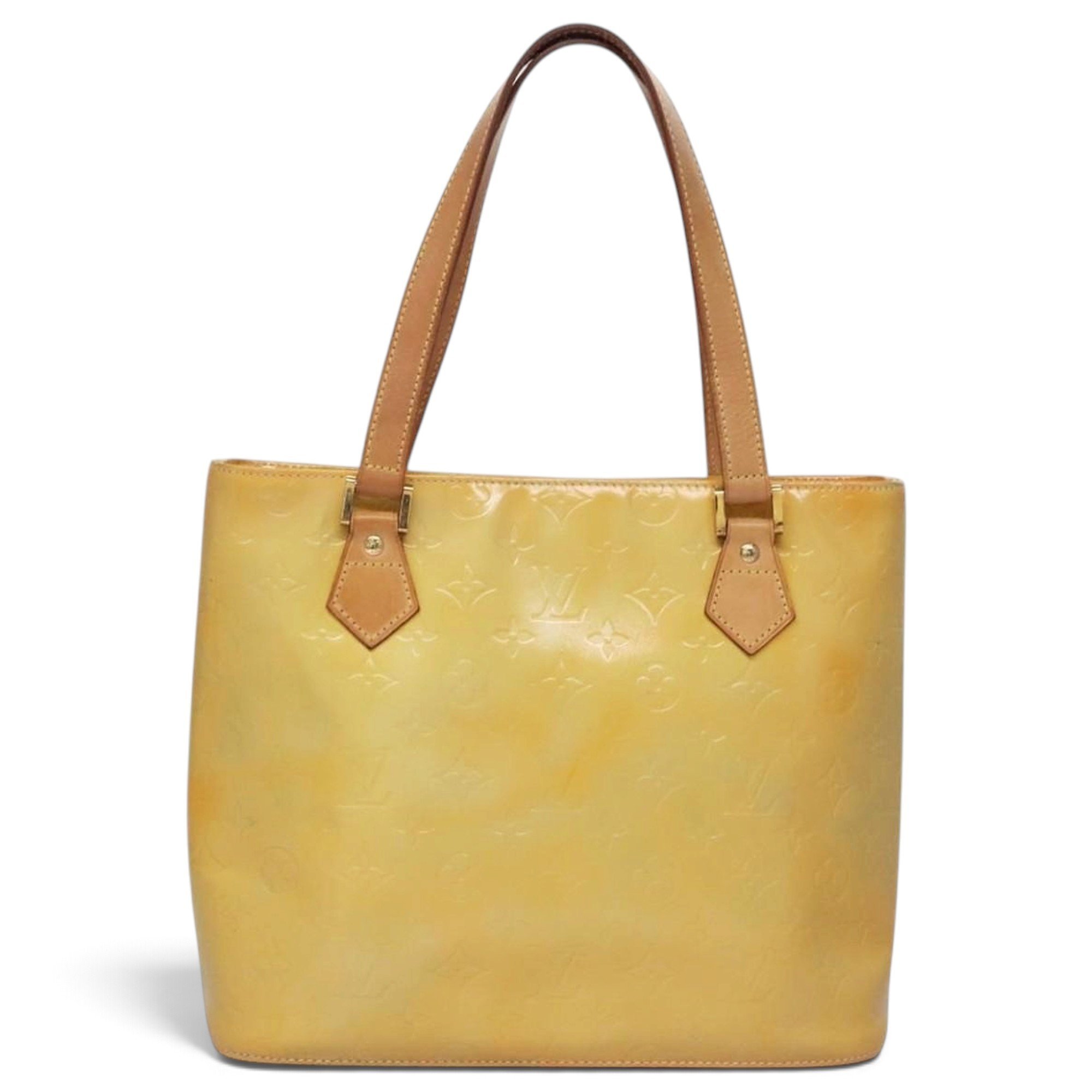 Houston patent leather handbag