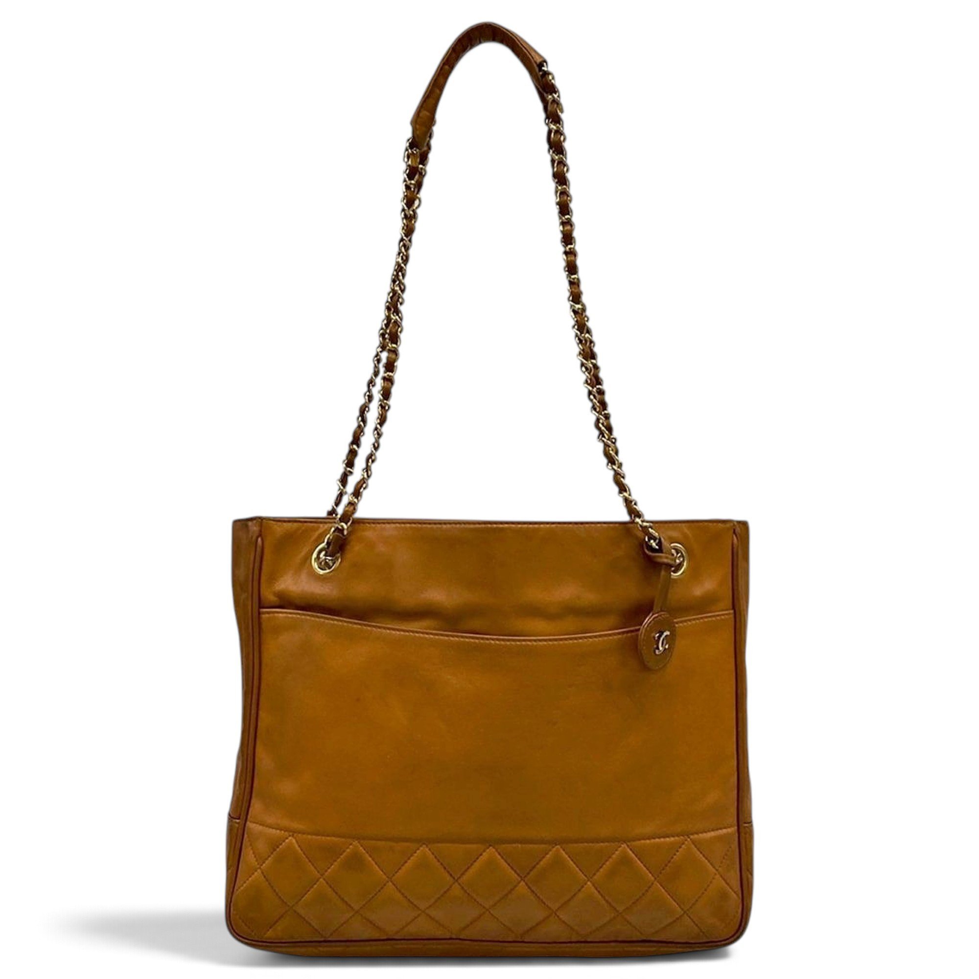 Leather tote