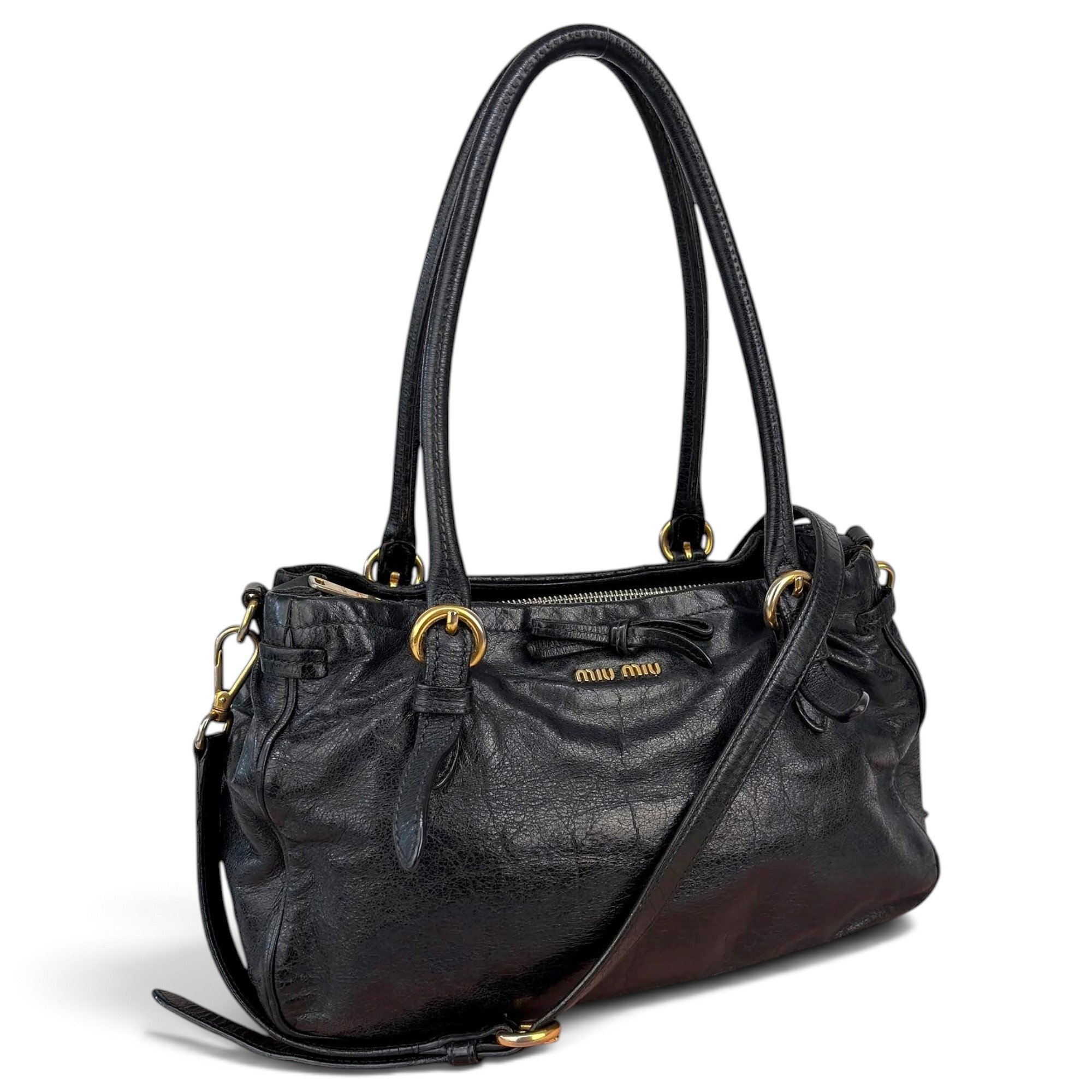 Vitello leather tote