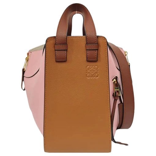 Hammock leather handbag