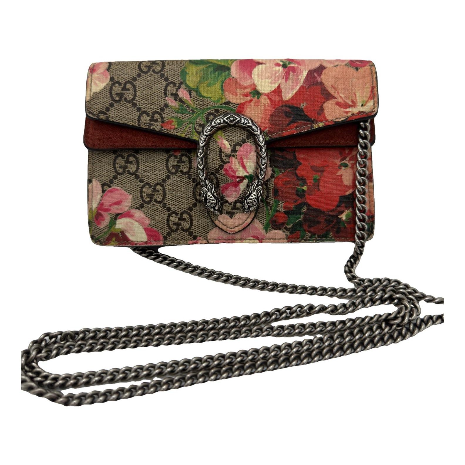 Dionysus Super Mini leather crossbody bag