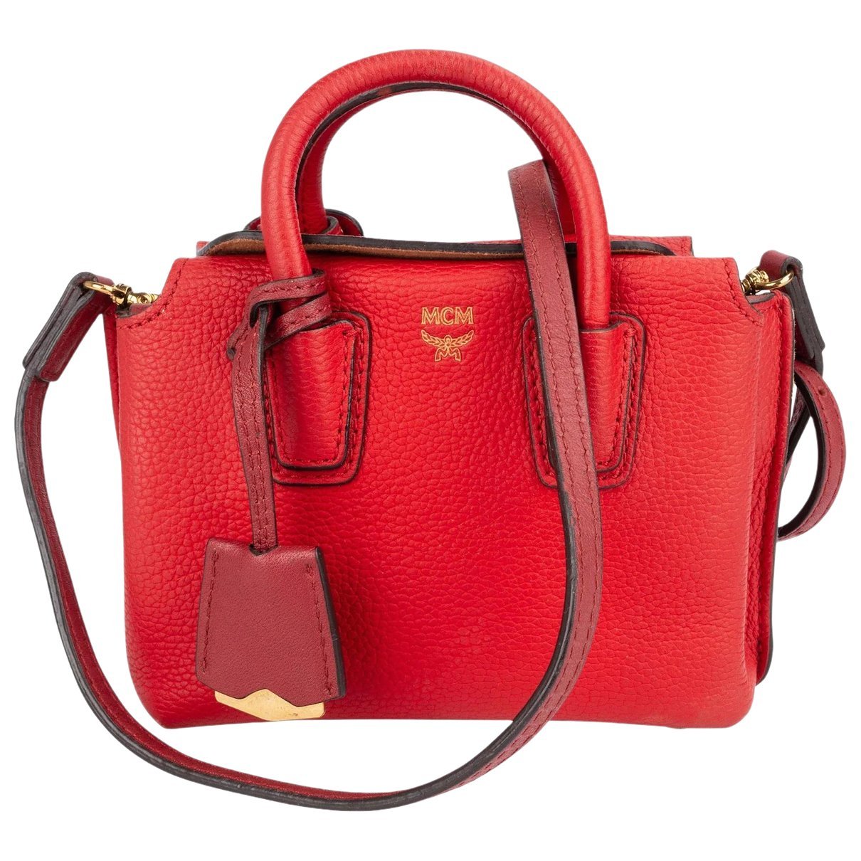 Boston leather handbag