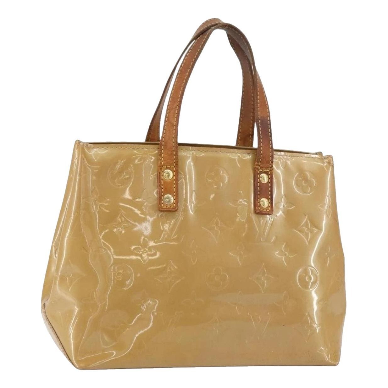 Patent leather handbag
