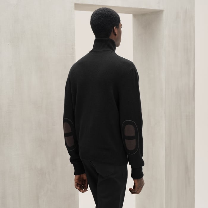 Noir Cashmere "Maillon Chaine d'Ancre" Full-zip Jacket