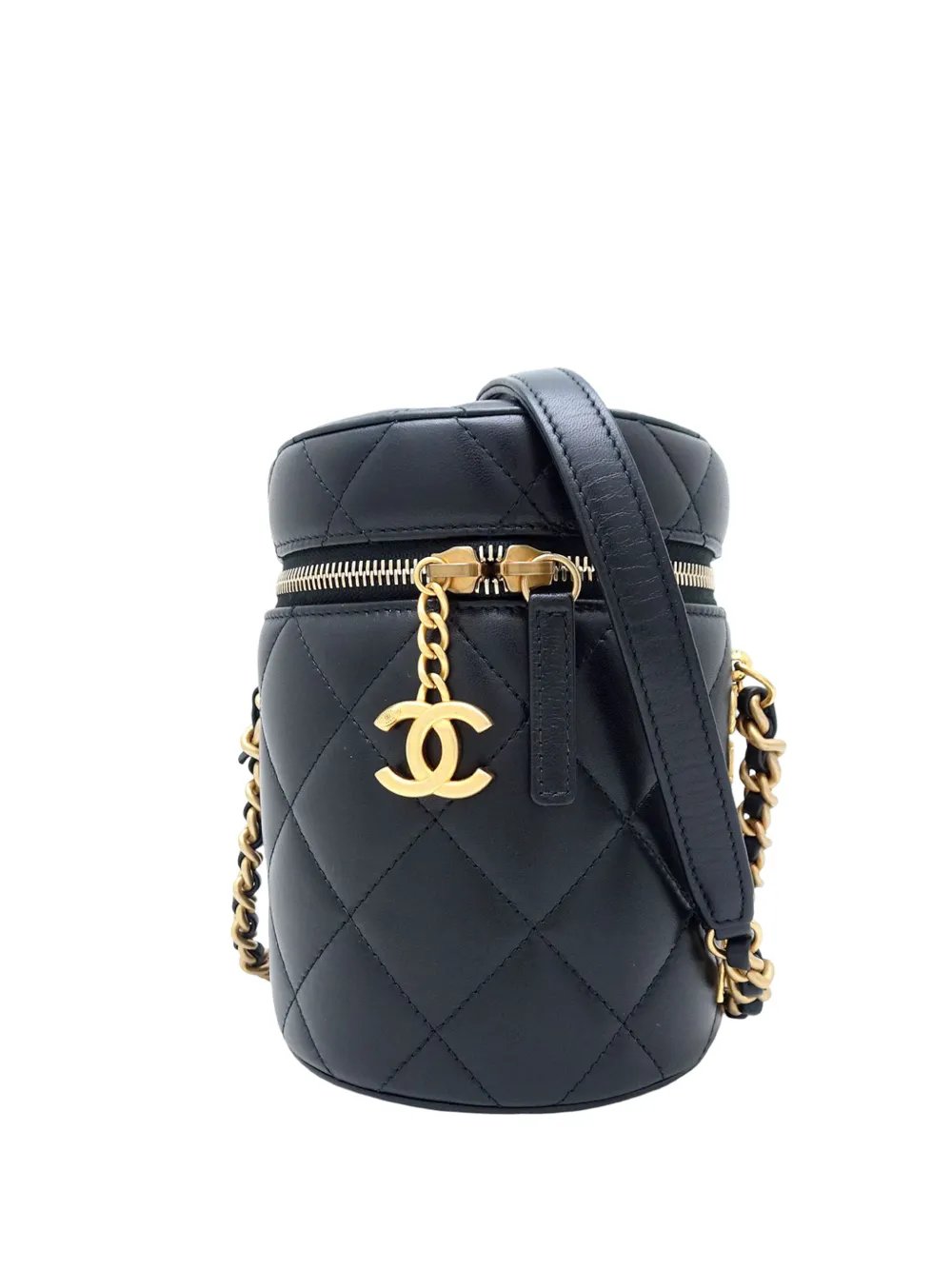 2021-2026 Small Quilted Lambskin Side Note Vanity Case crossbody bag