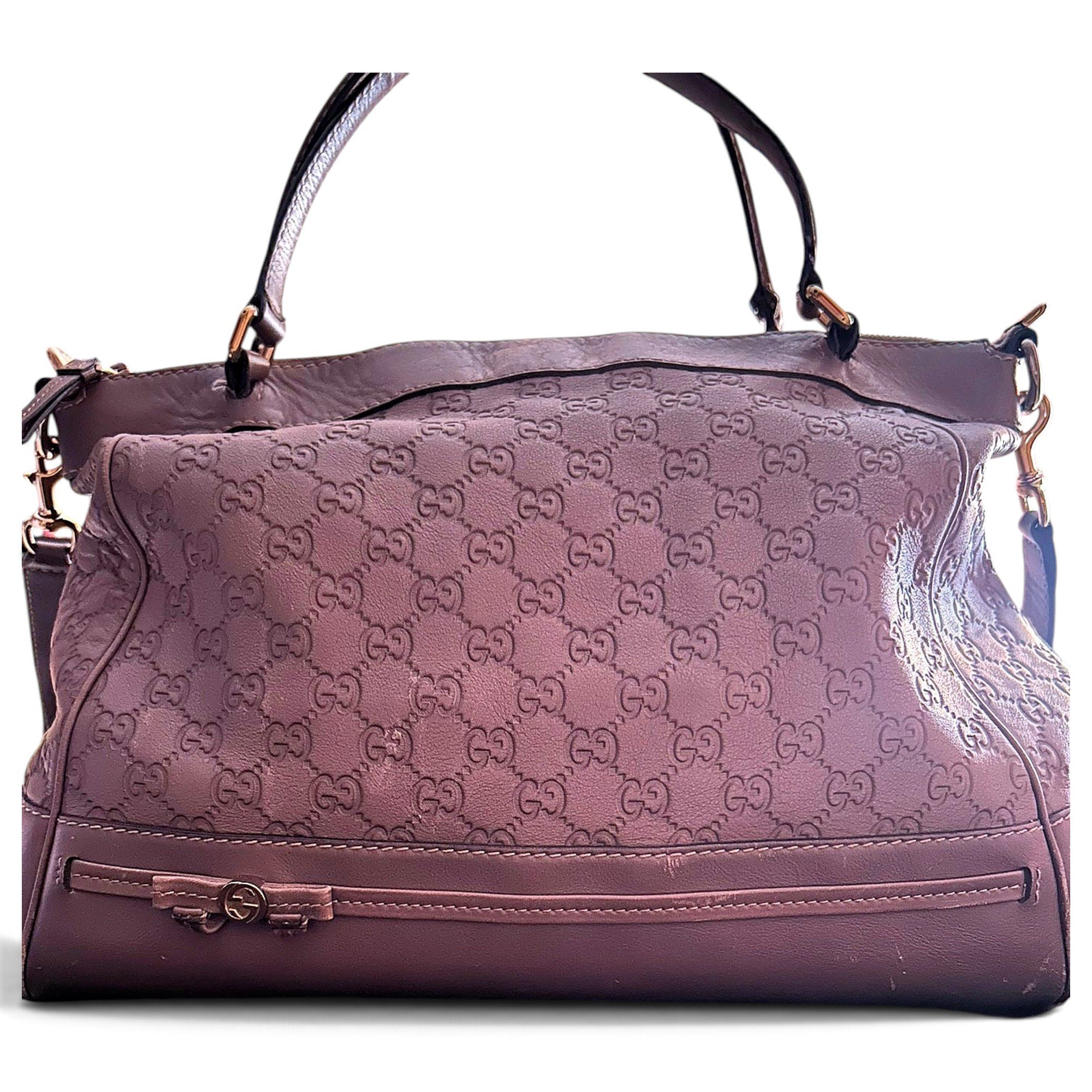 Leather handbag