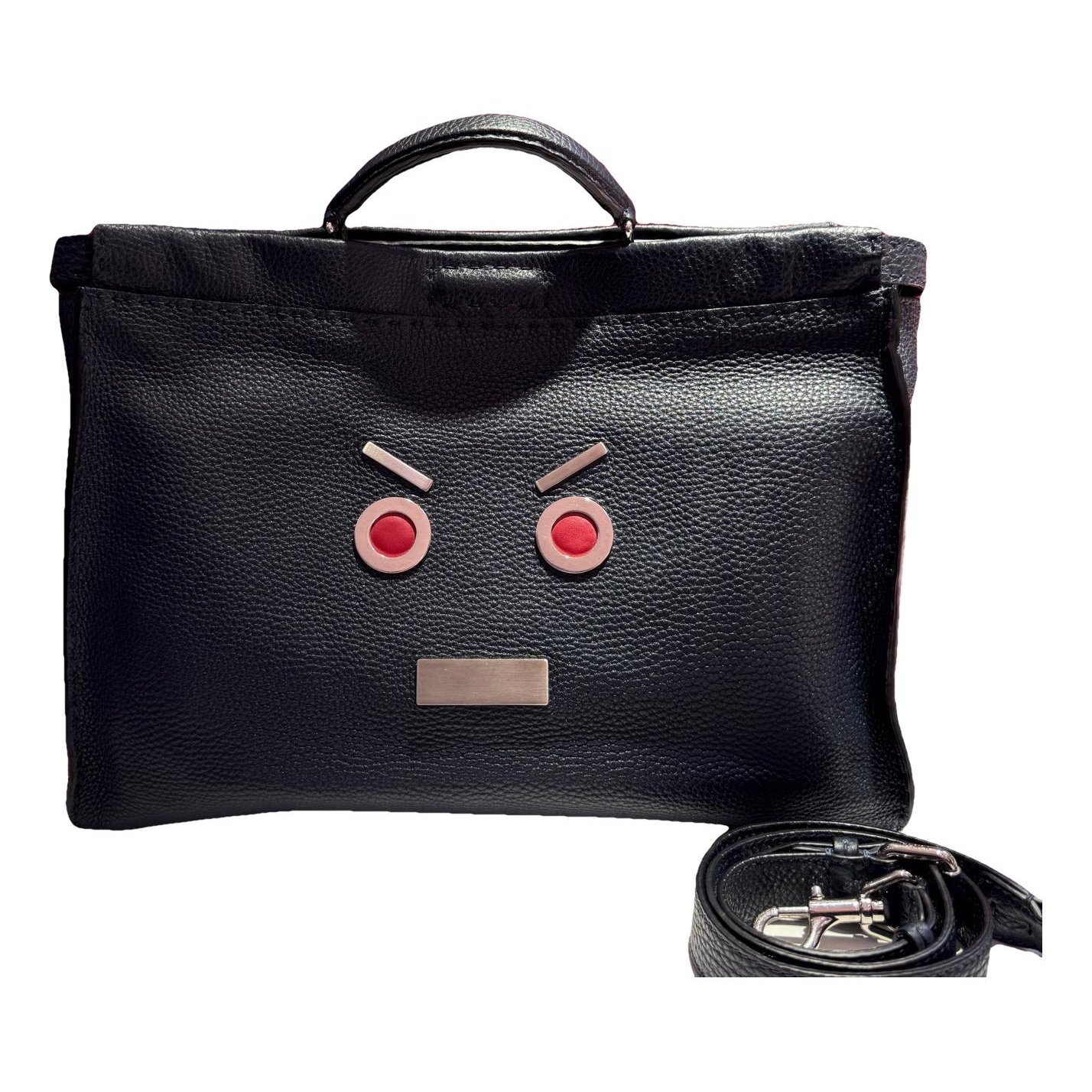 Peekaboo leather handbag