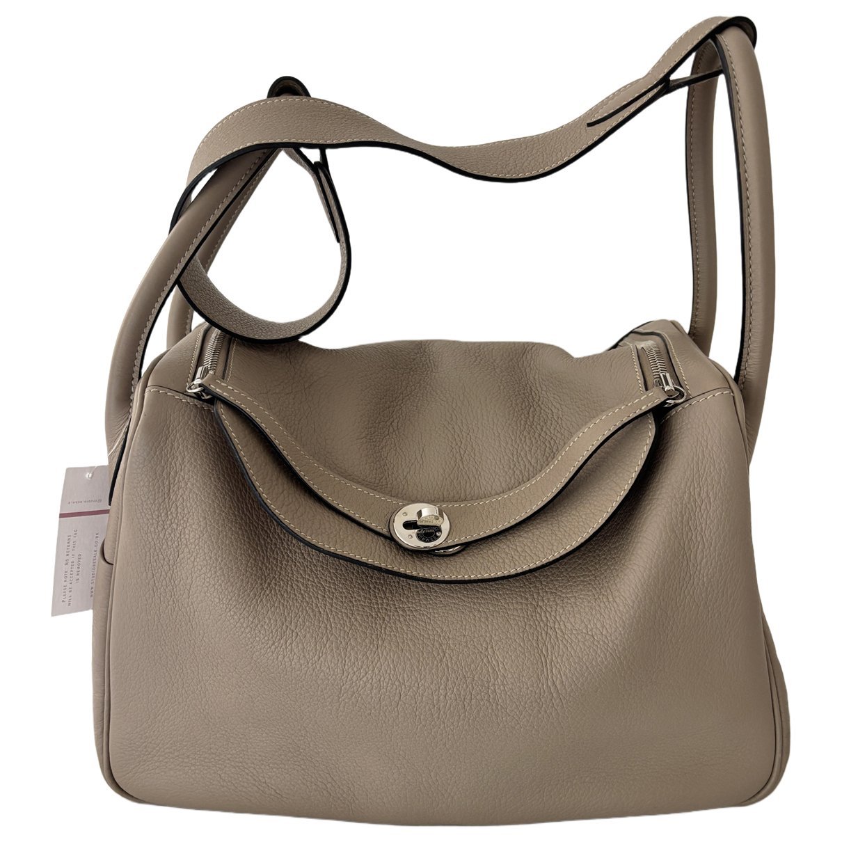 Hermes Lindy leather handbag