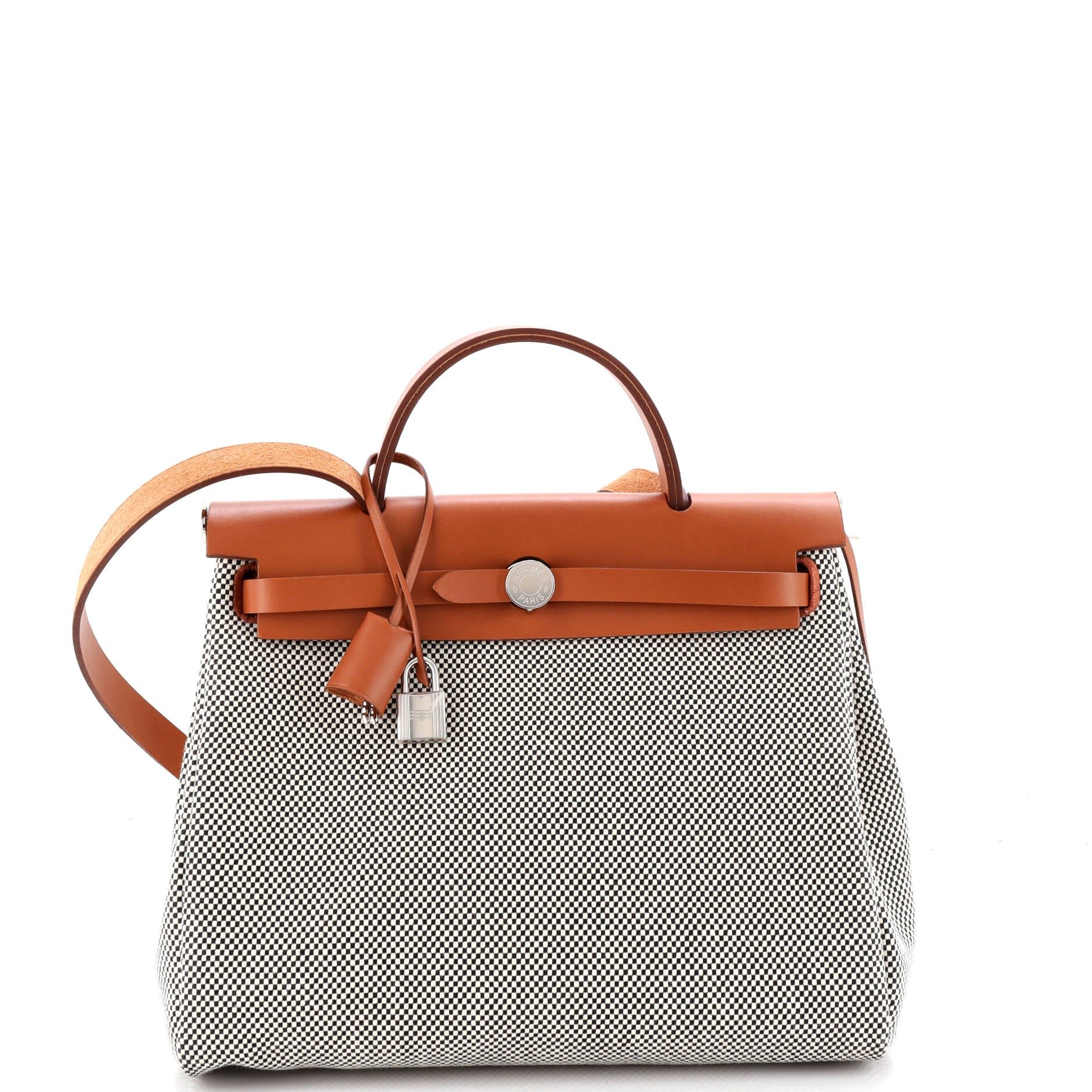 Herbag Zip Criss Viking Toile and Leather 31