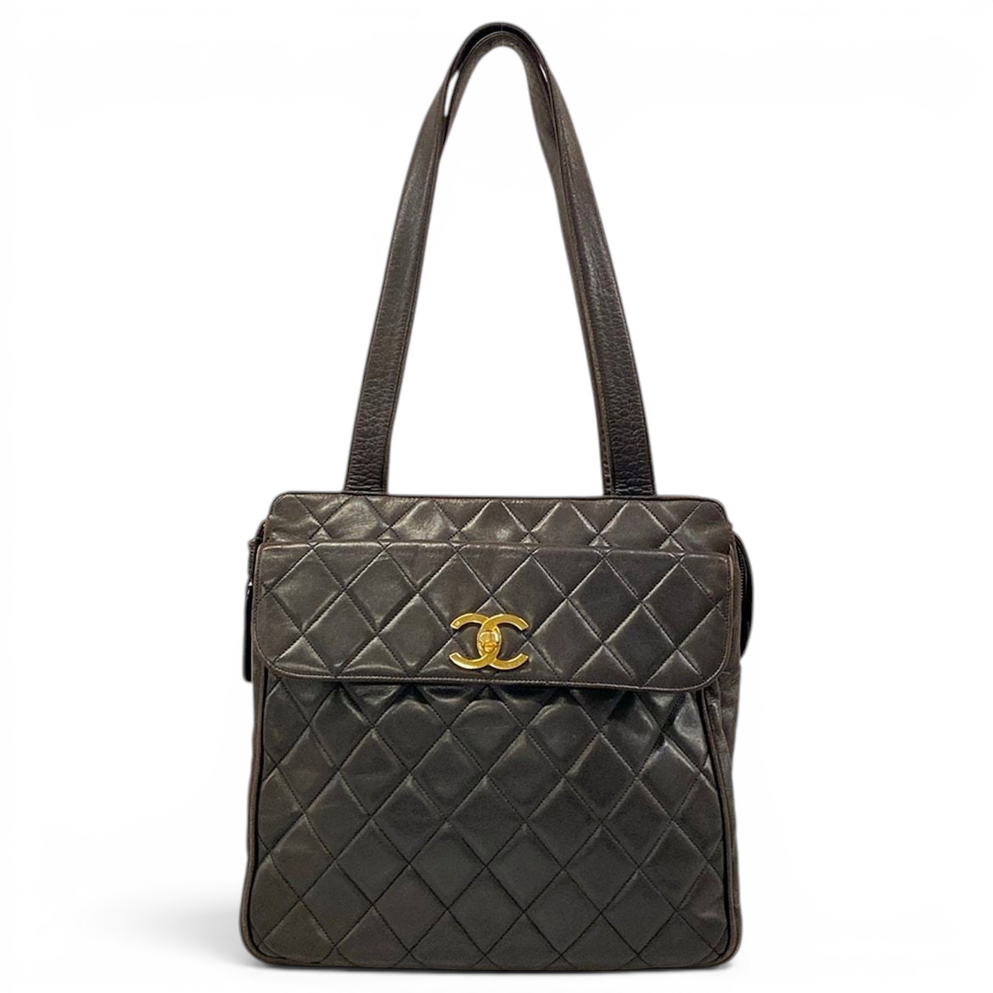 Leather tote