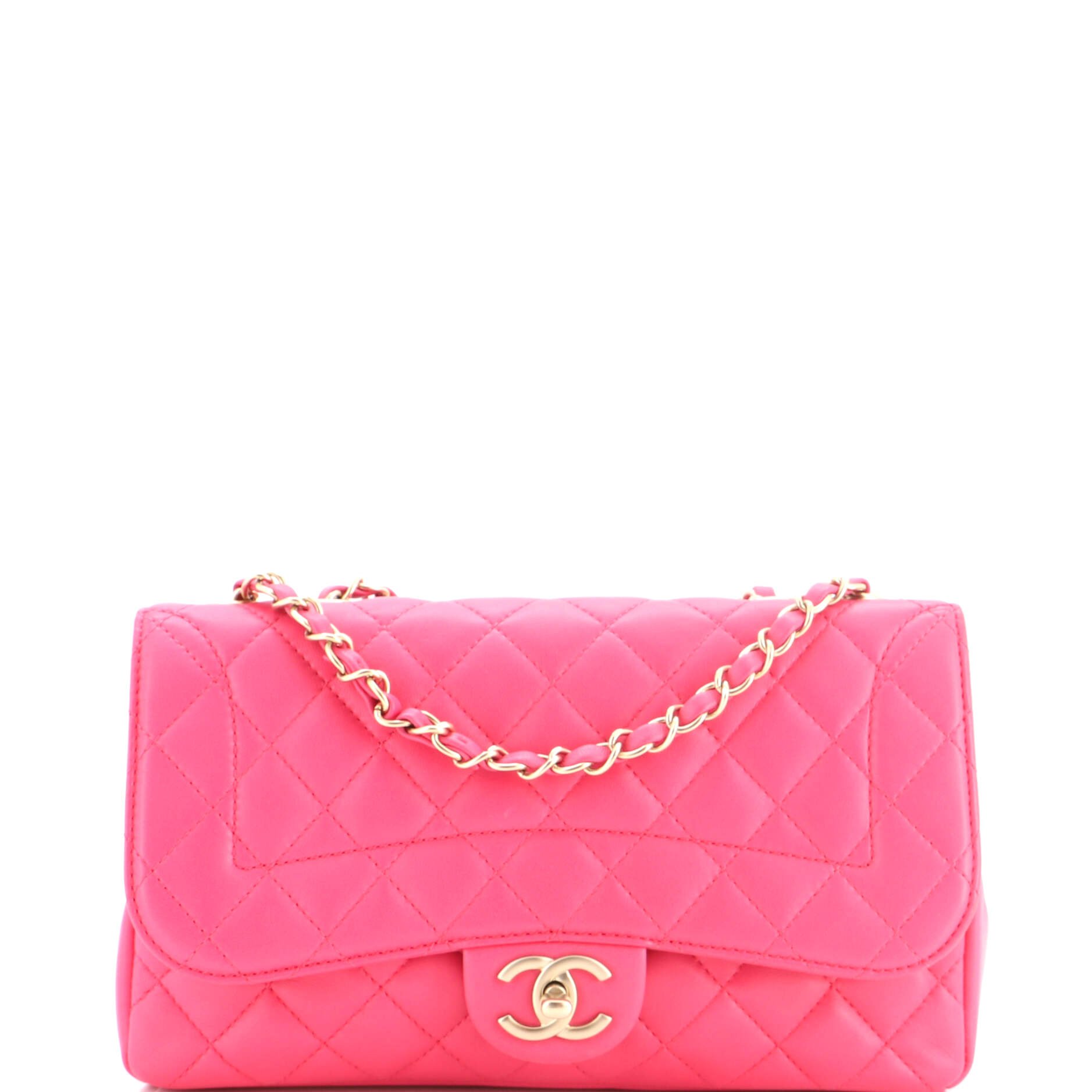 Mademoiselle Chic Flap Bag Quilted Lambskin Medium
