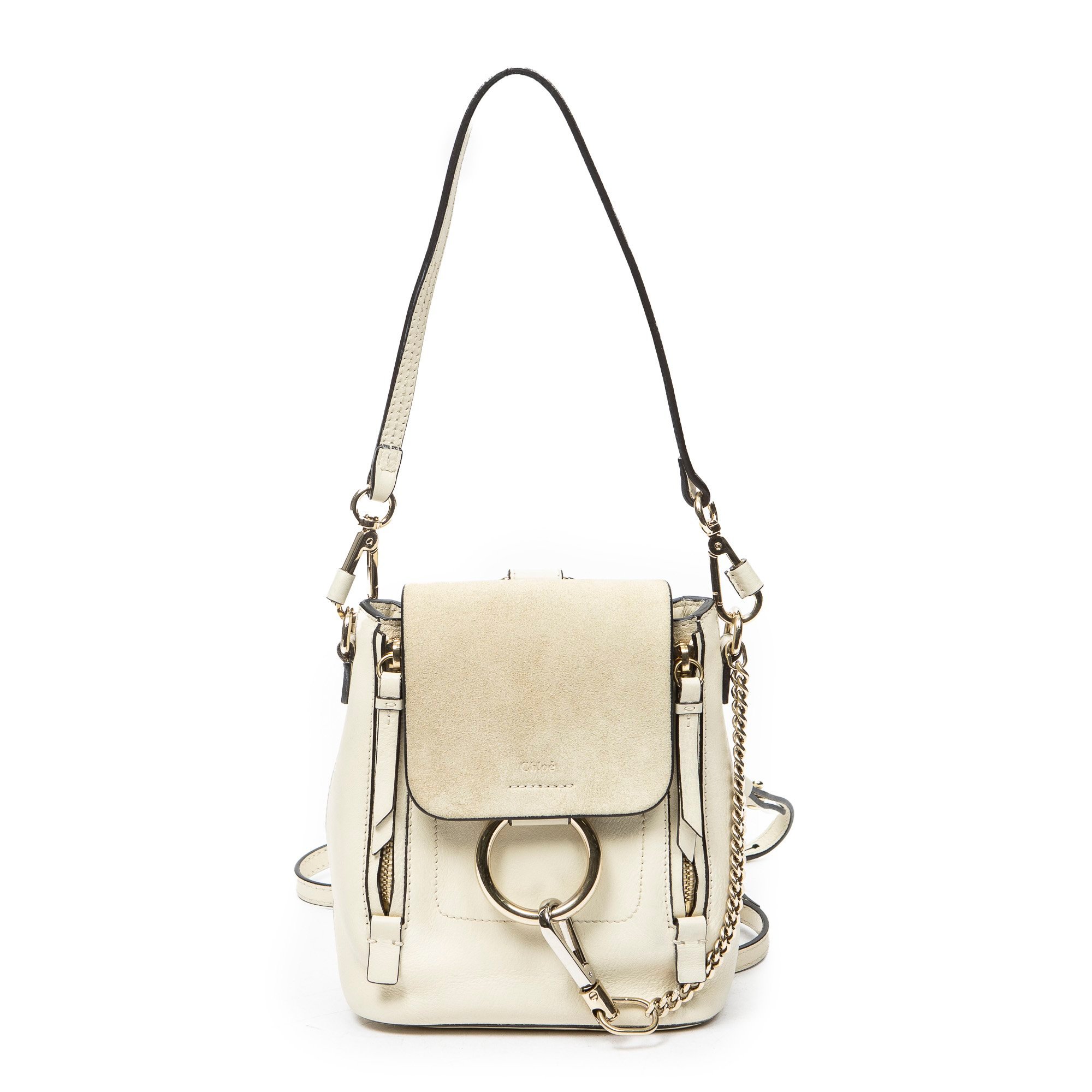 Leather backpack