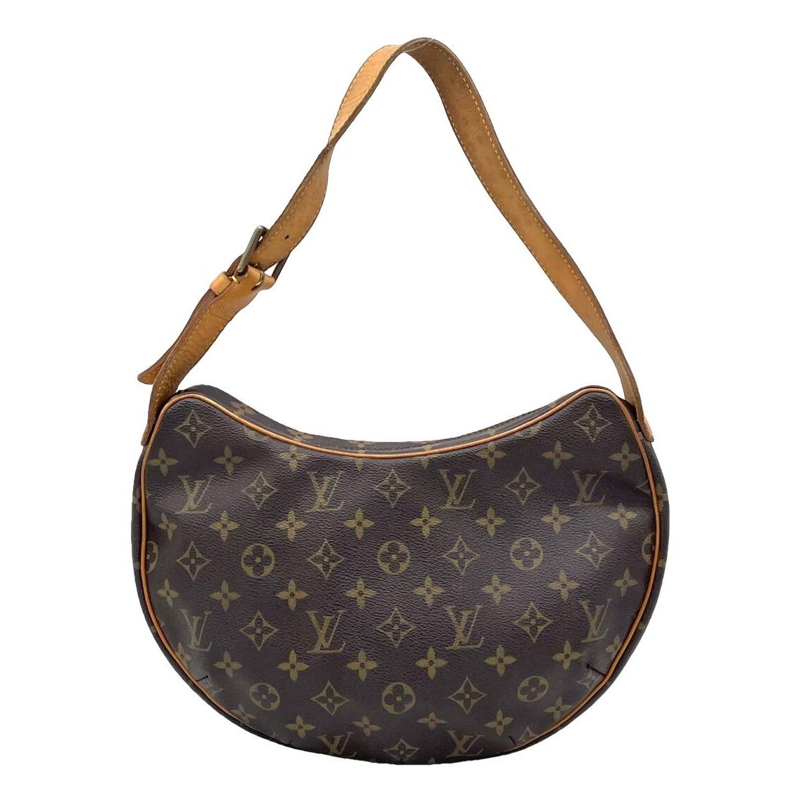 Croissant leather handbag
