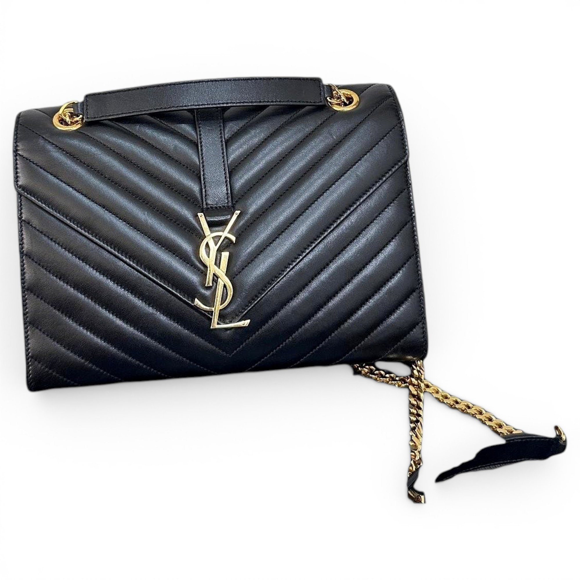 Portefeuille enveloppe leather handbag