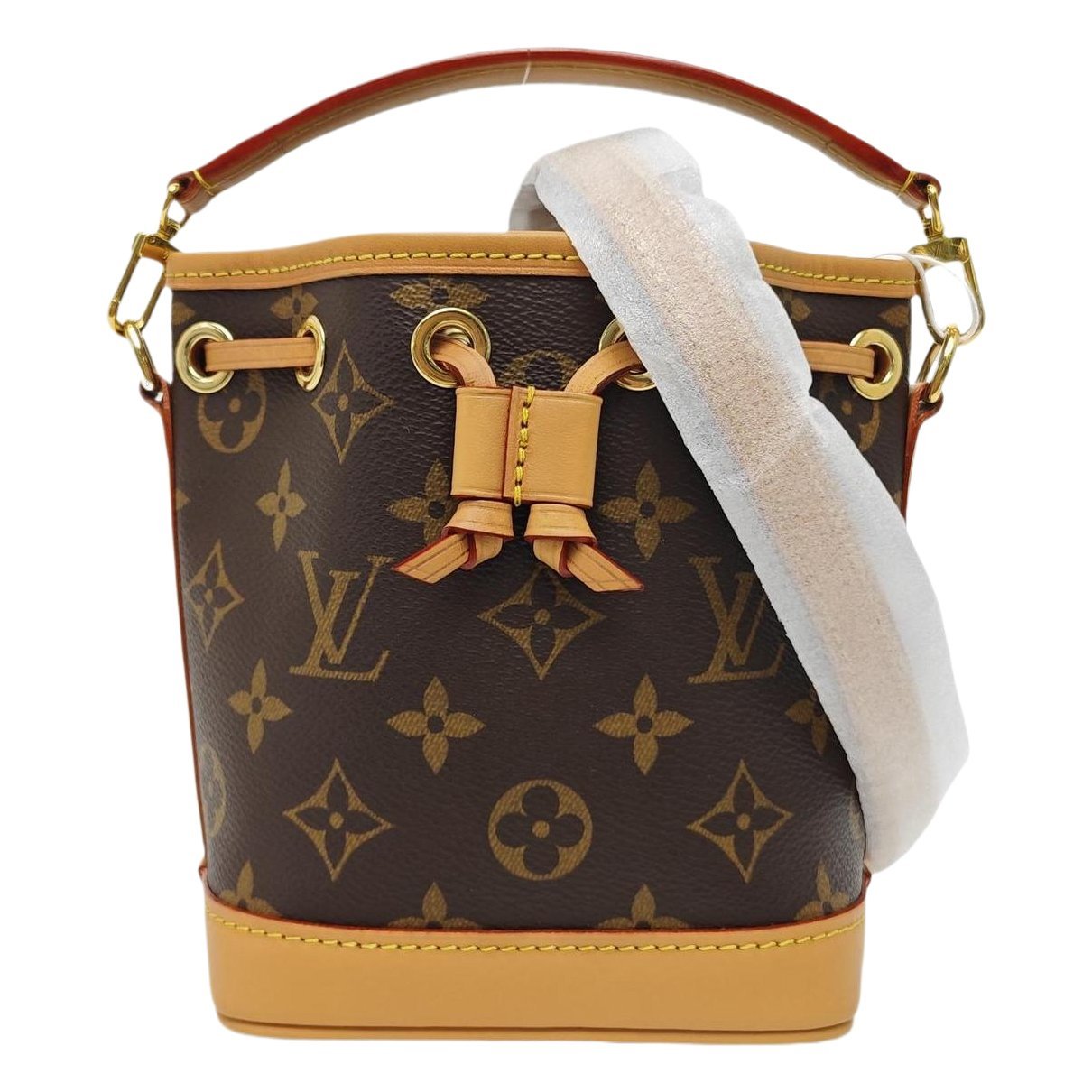Nano Noé leather handbag