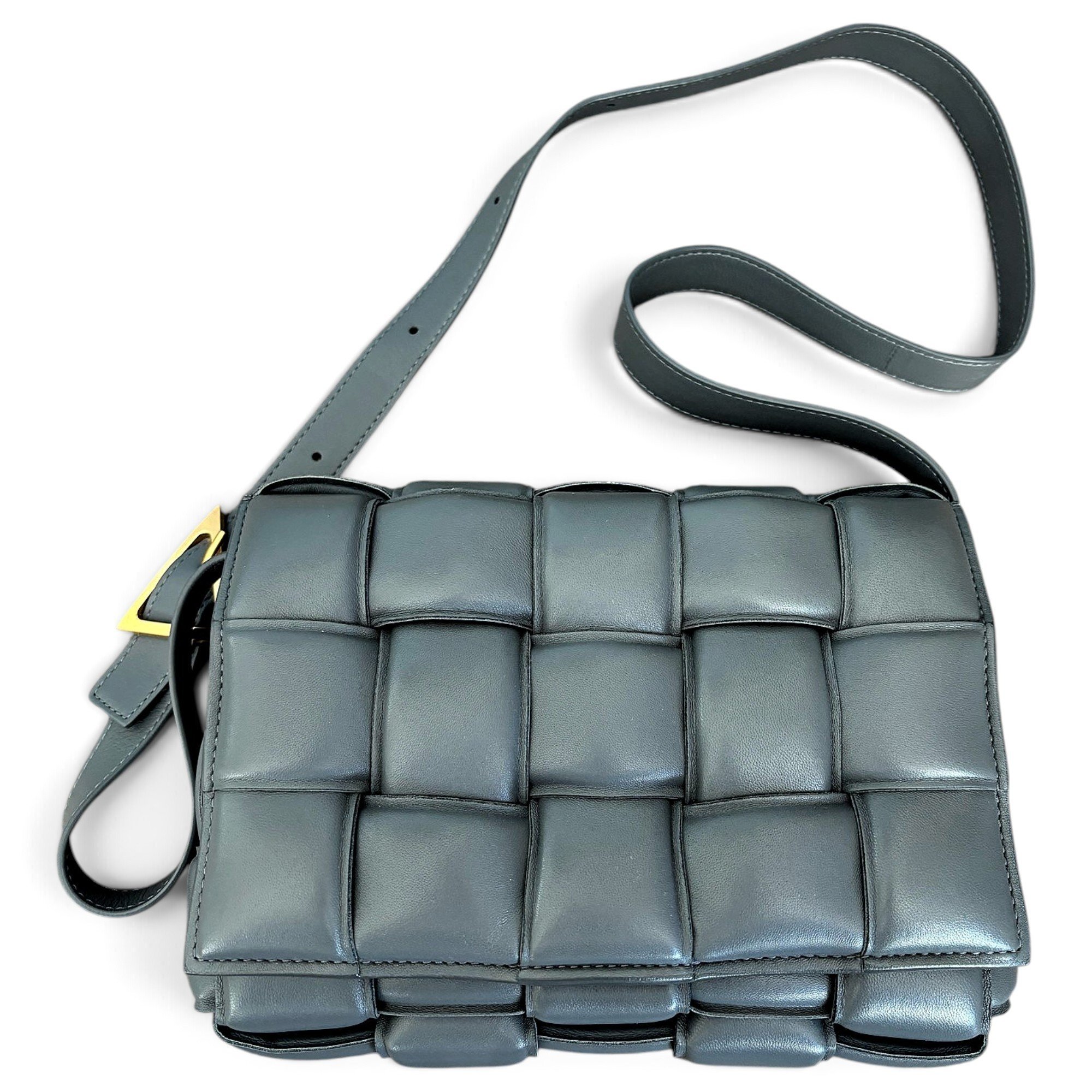 Cassette Padded leather handbag