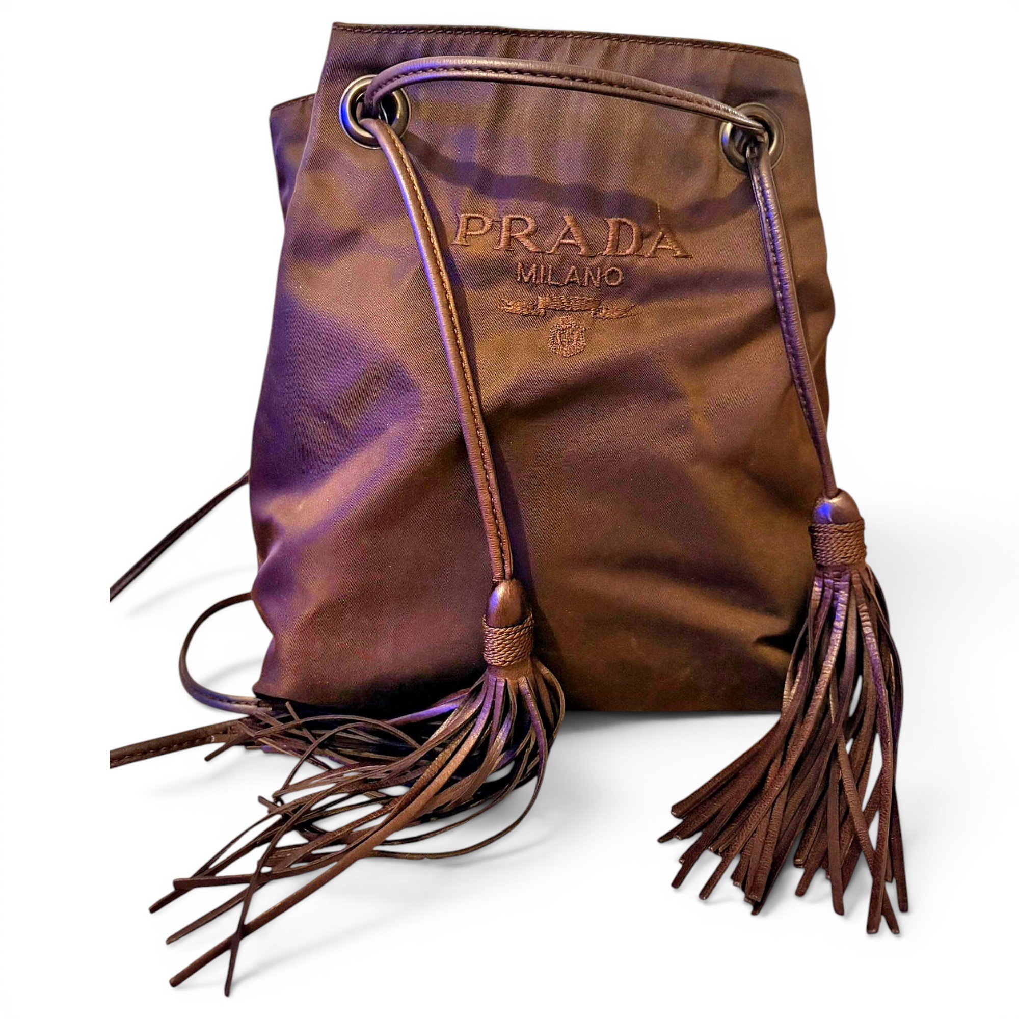 Duet vinyl handbag