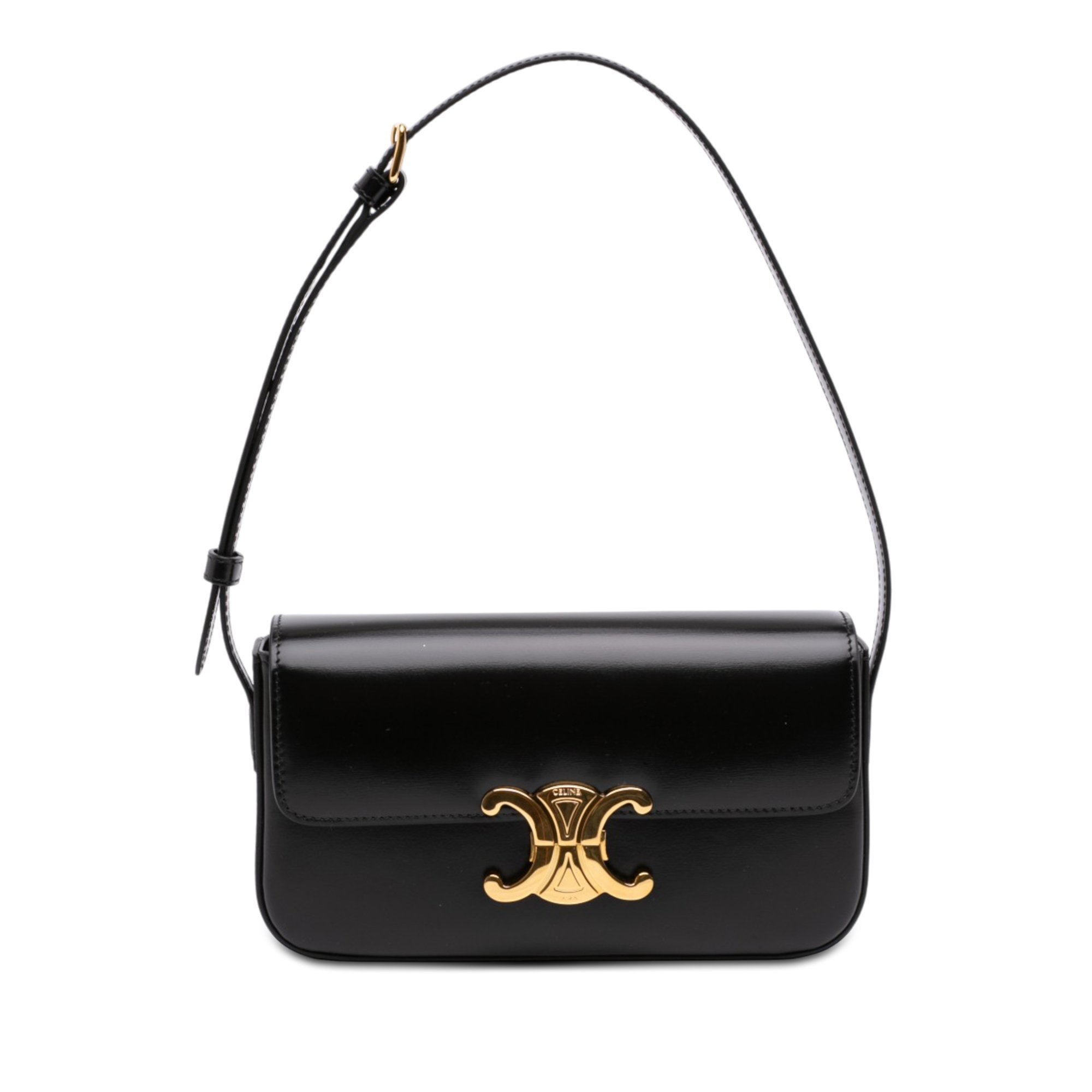 Triomphe leather handbag