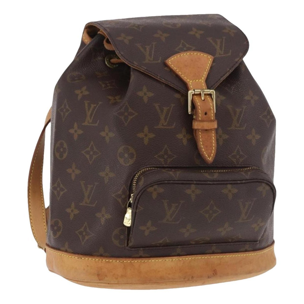 Montsouris leather backpack