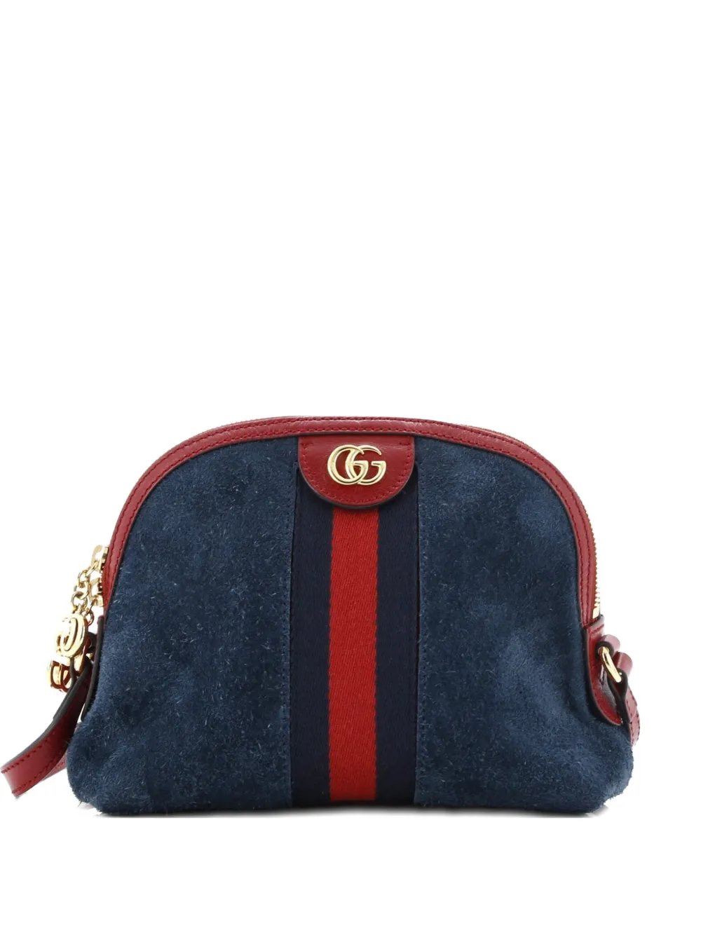 Ophidia Dome Shoulder Bag Suede Small crossbody bag