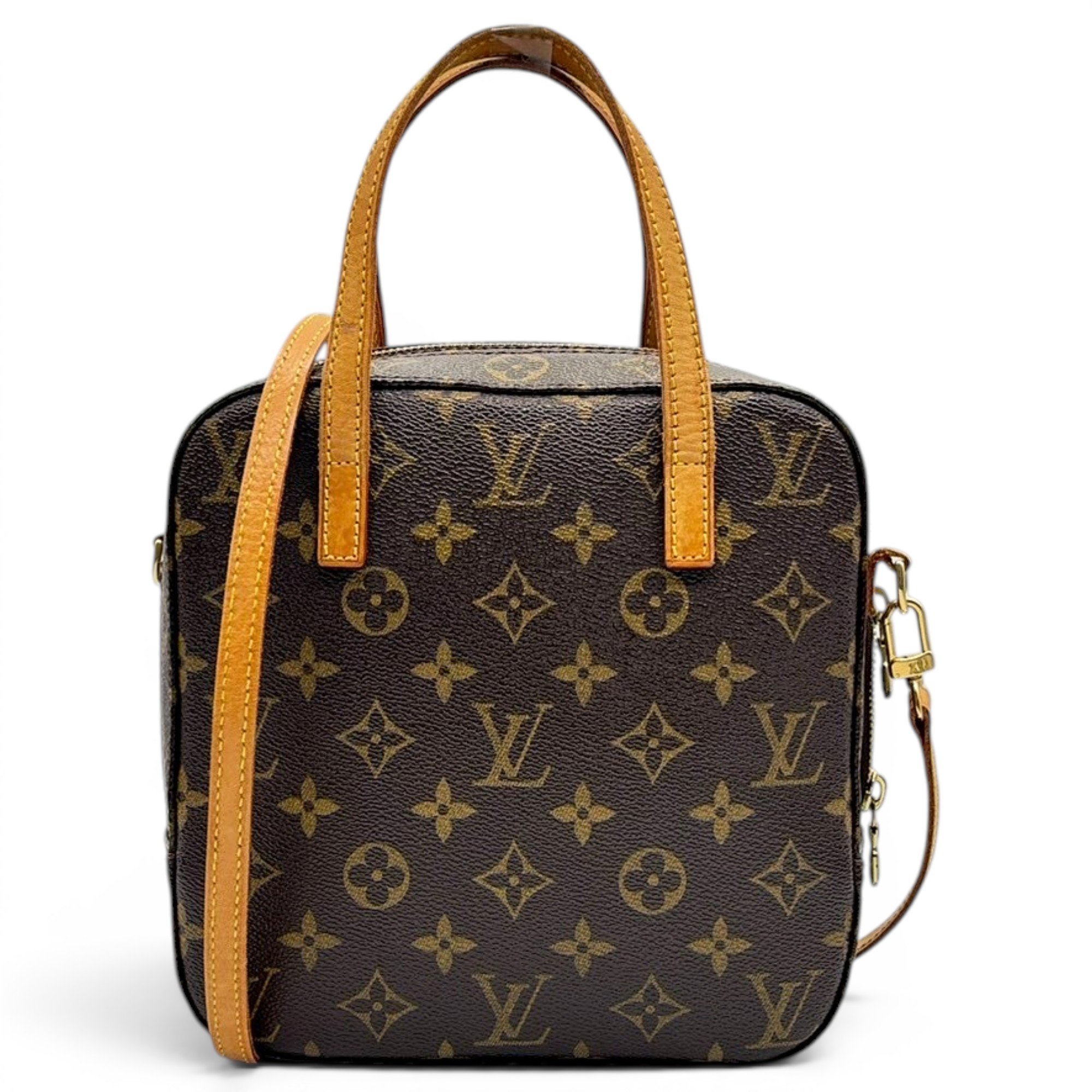 Spontini leather crossbody bag