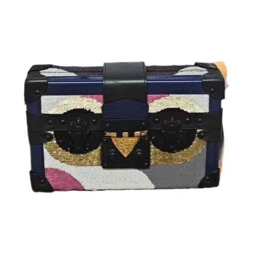 Louis Vuitton Petite Malle glitter crossbody bag