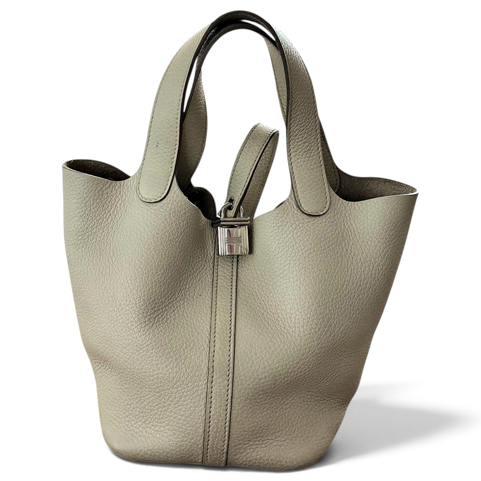 Picotin leather handbag