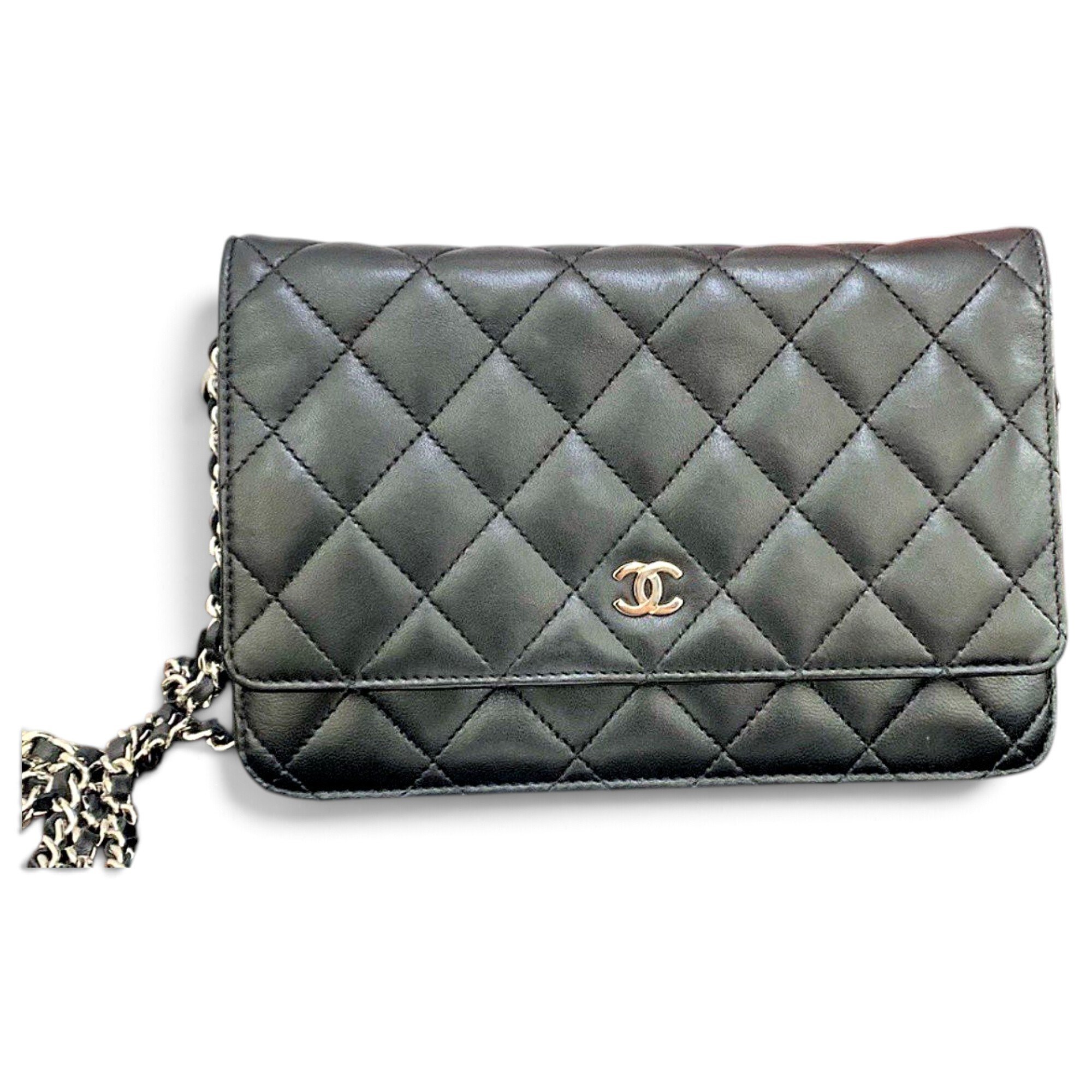 Wallet On Chain Timeless/Classique leather crossbody bag