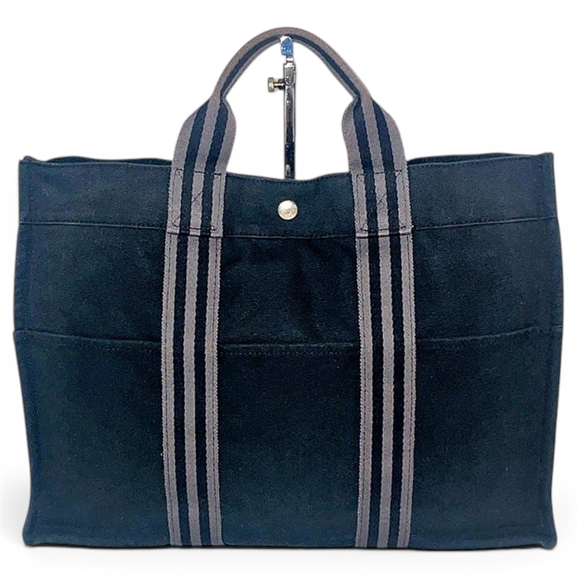 Hermes Fourre Tout Handbag Black