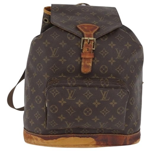 Montsouris leather backpack