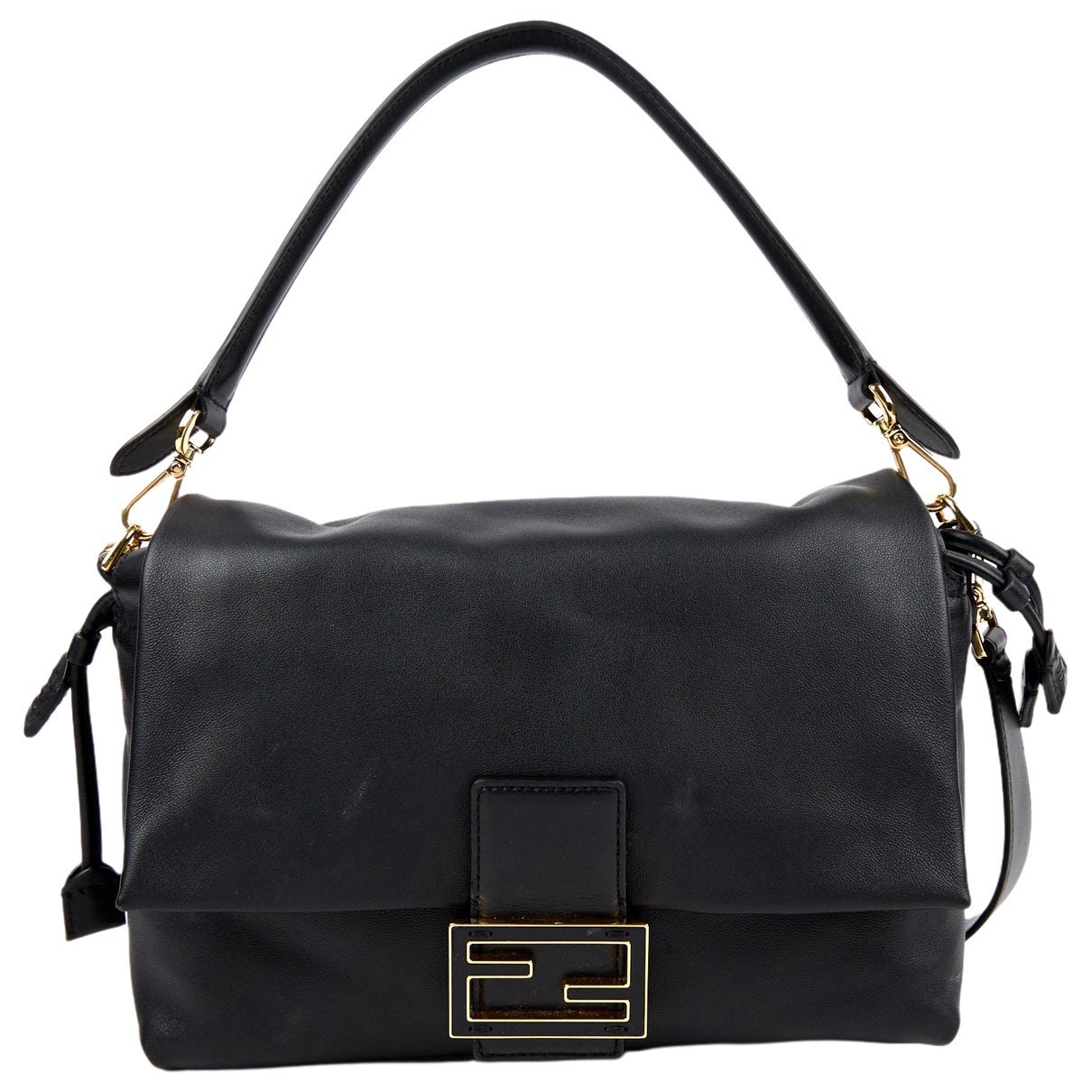Baguette leather handbag