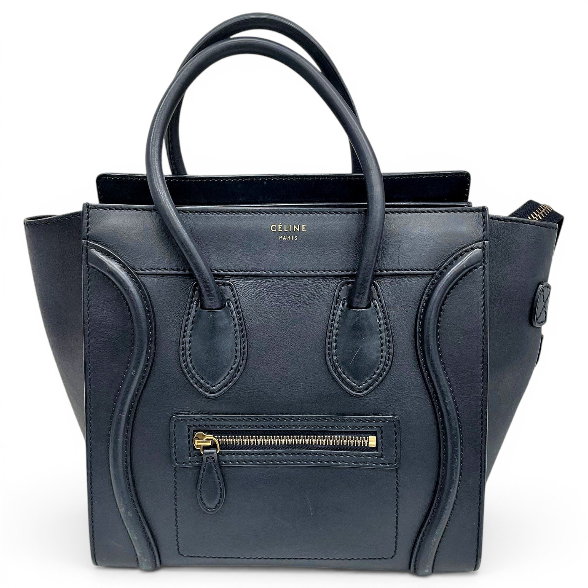 Luggage leather handbag